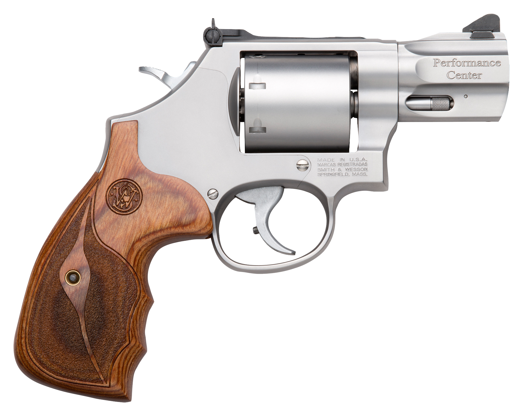 Smith Wesson Performance Center Model 686 Custom Wood Grip SingleDouble Action Revolver