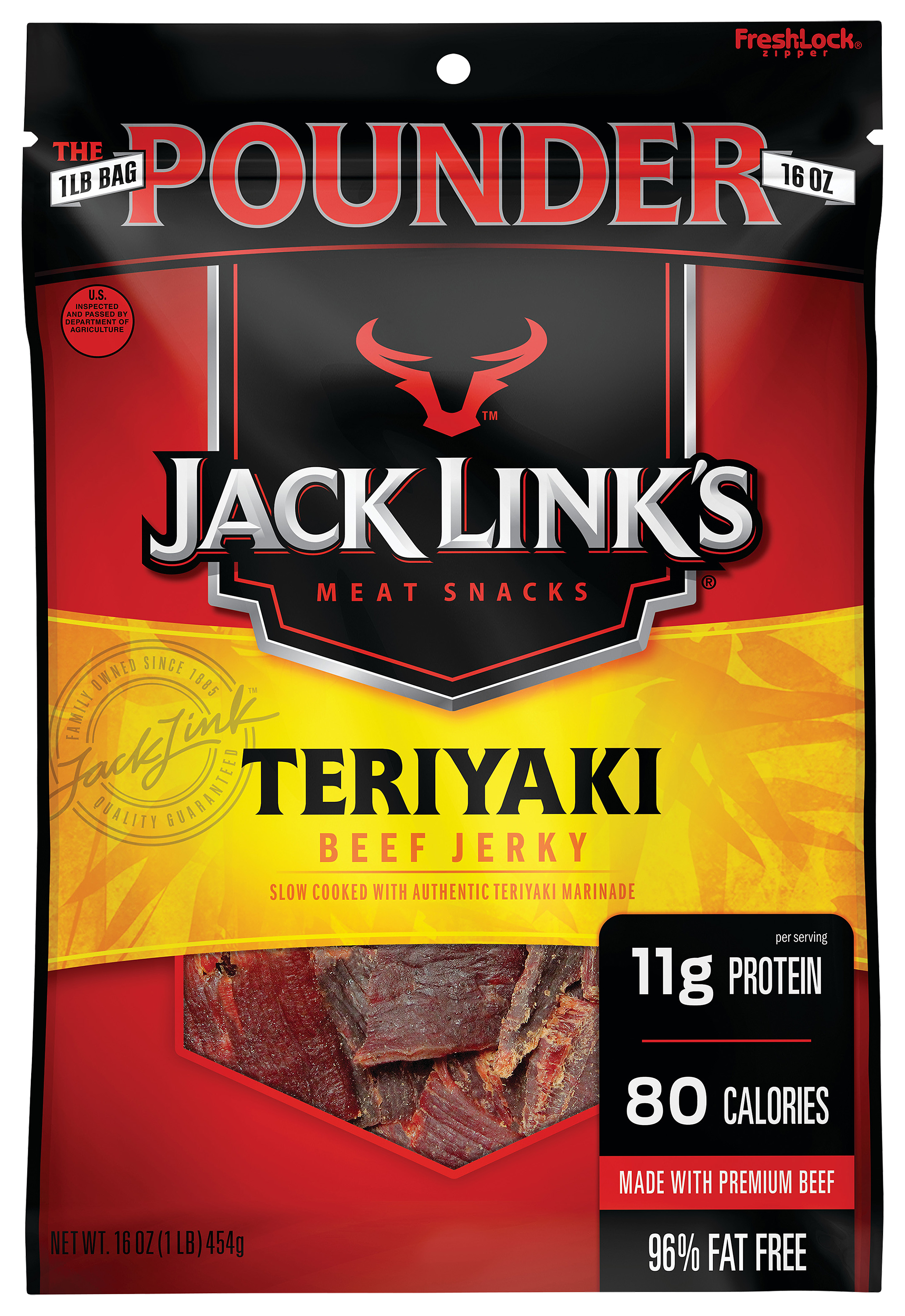 Jack Links Teriyaki Beef Jerky - 16 oz.