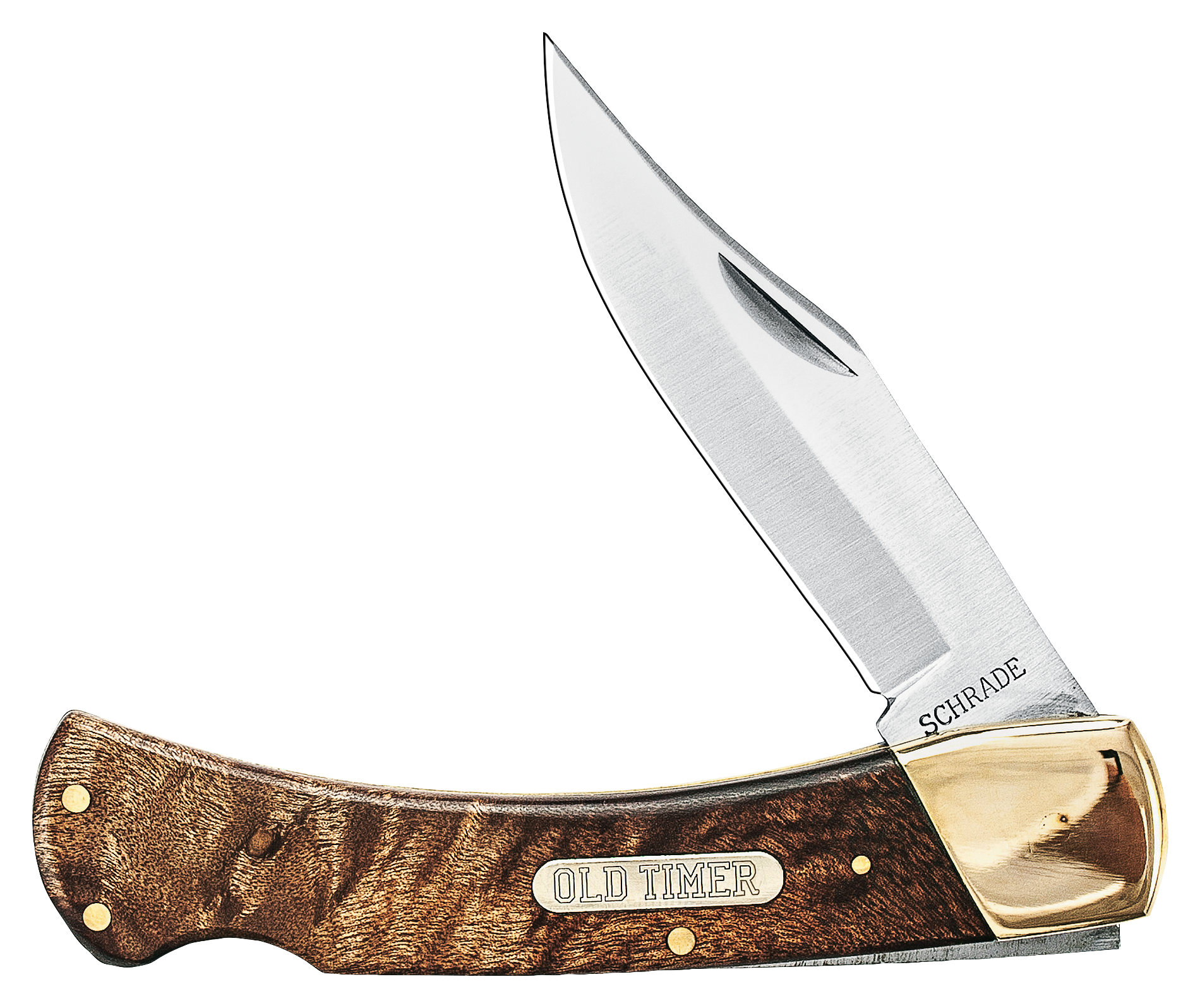 Old Timer Golden Bear Desert Iron Wood Folding Knife - Old Timer