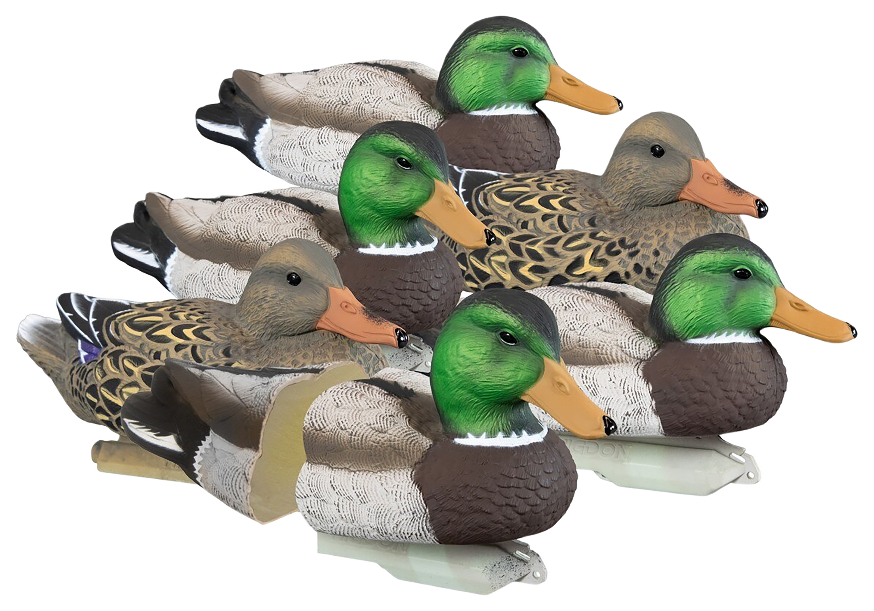 Higdon Standard Foam-Filled Mallard Duck Decoys 6 Pack