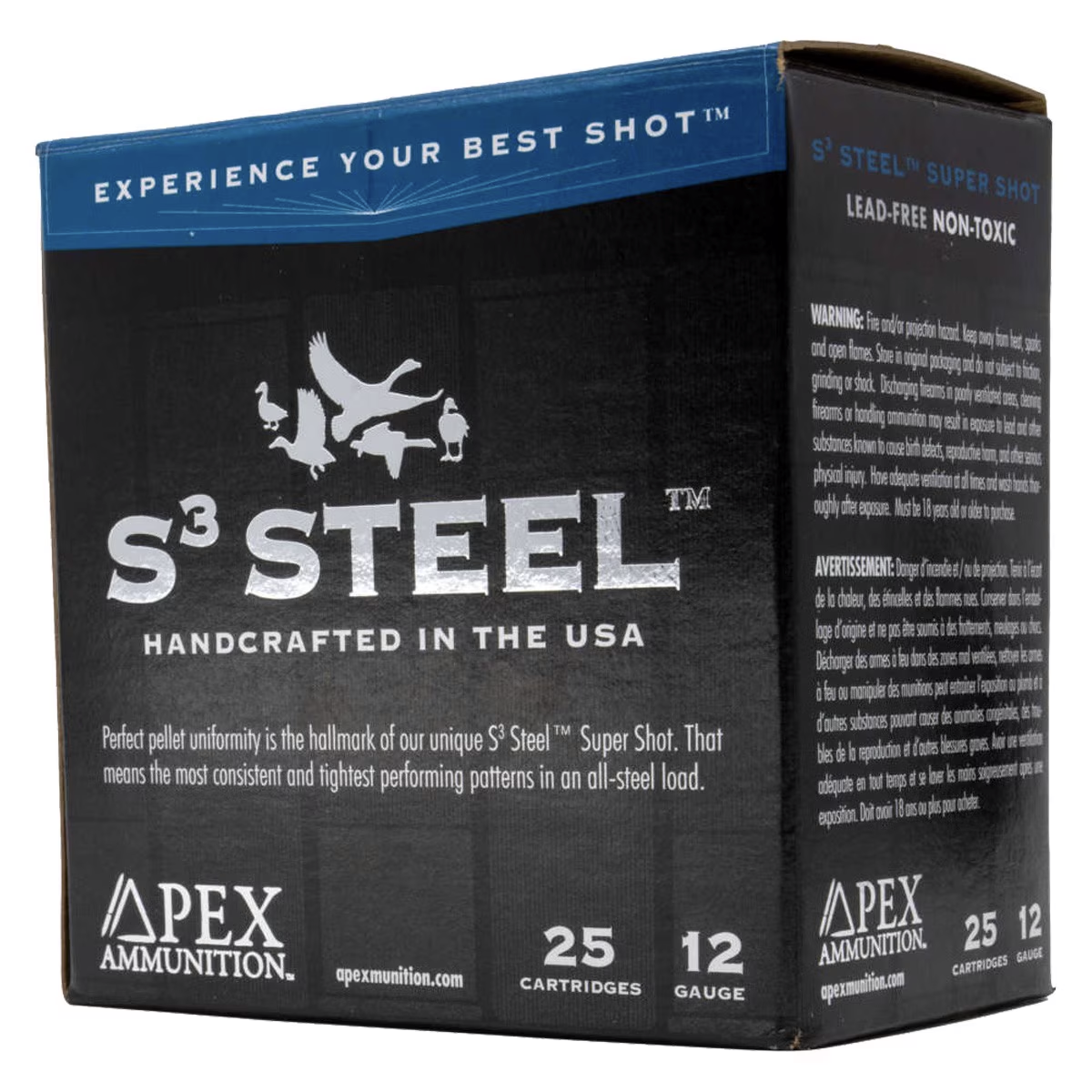 Image of Apex Waterfowl S3 Steel 12 Ga 3″ 1 1/4 Oz 250 Rd Case - #2