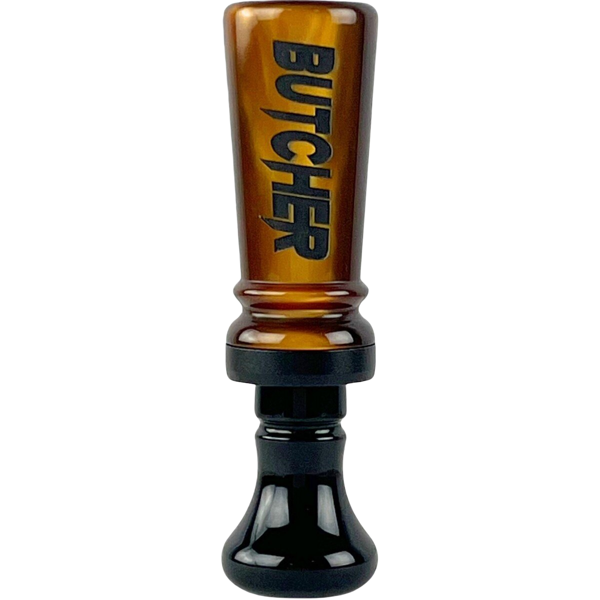 Image of Elite Shortbarrel Butcher Duck Call - Brown/Pearl/Black