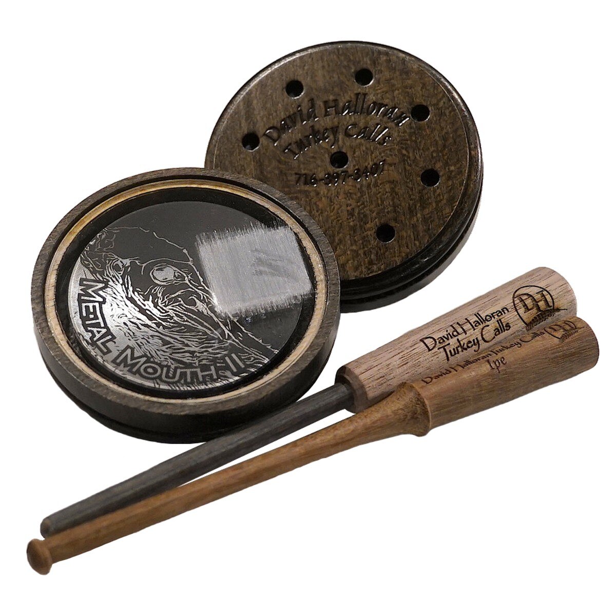 David Halloran Turkey Calls David Halloran Metal Mouth 2 Turkey Pot Call - $95.00 at Cabela's Program