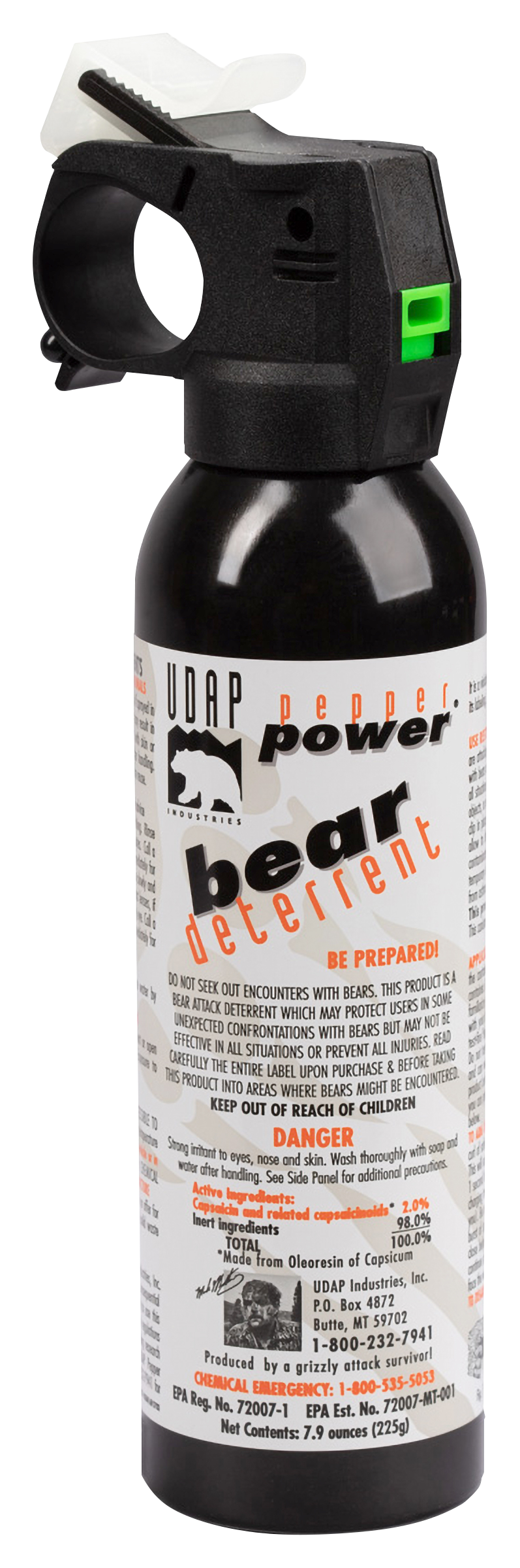 UDAP Pepper Power Premium Bear Spray - UDAP