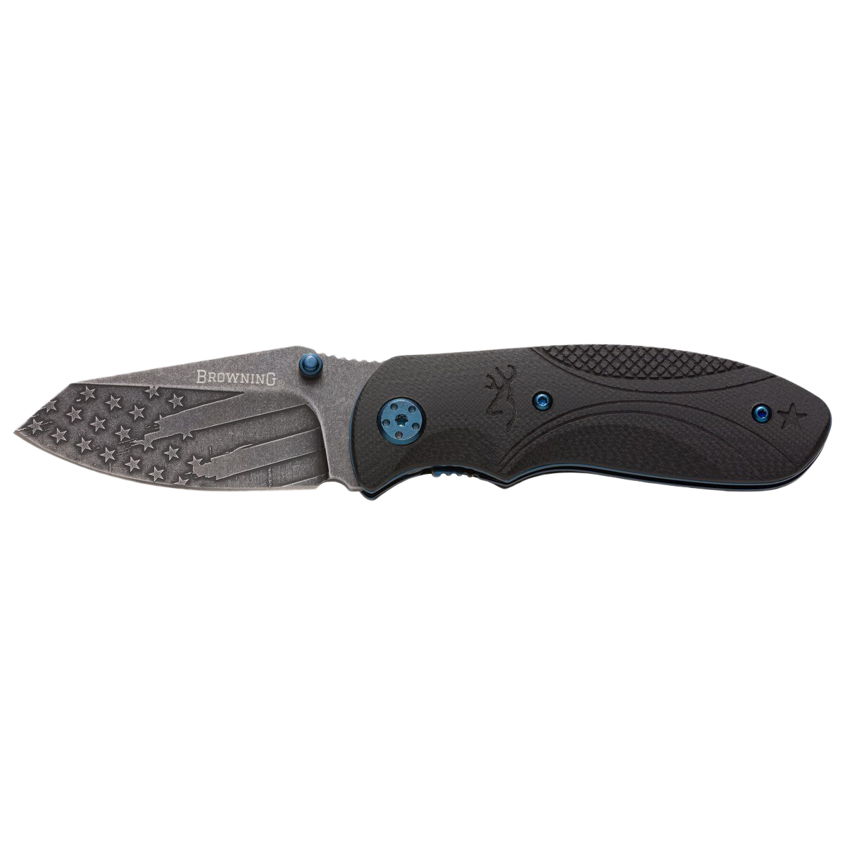 Image of Browning Patriot 2.5″ Black Stars and Stripes Knife