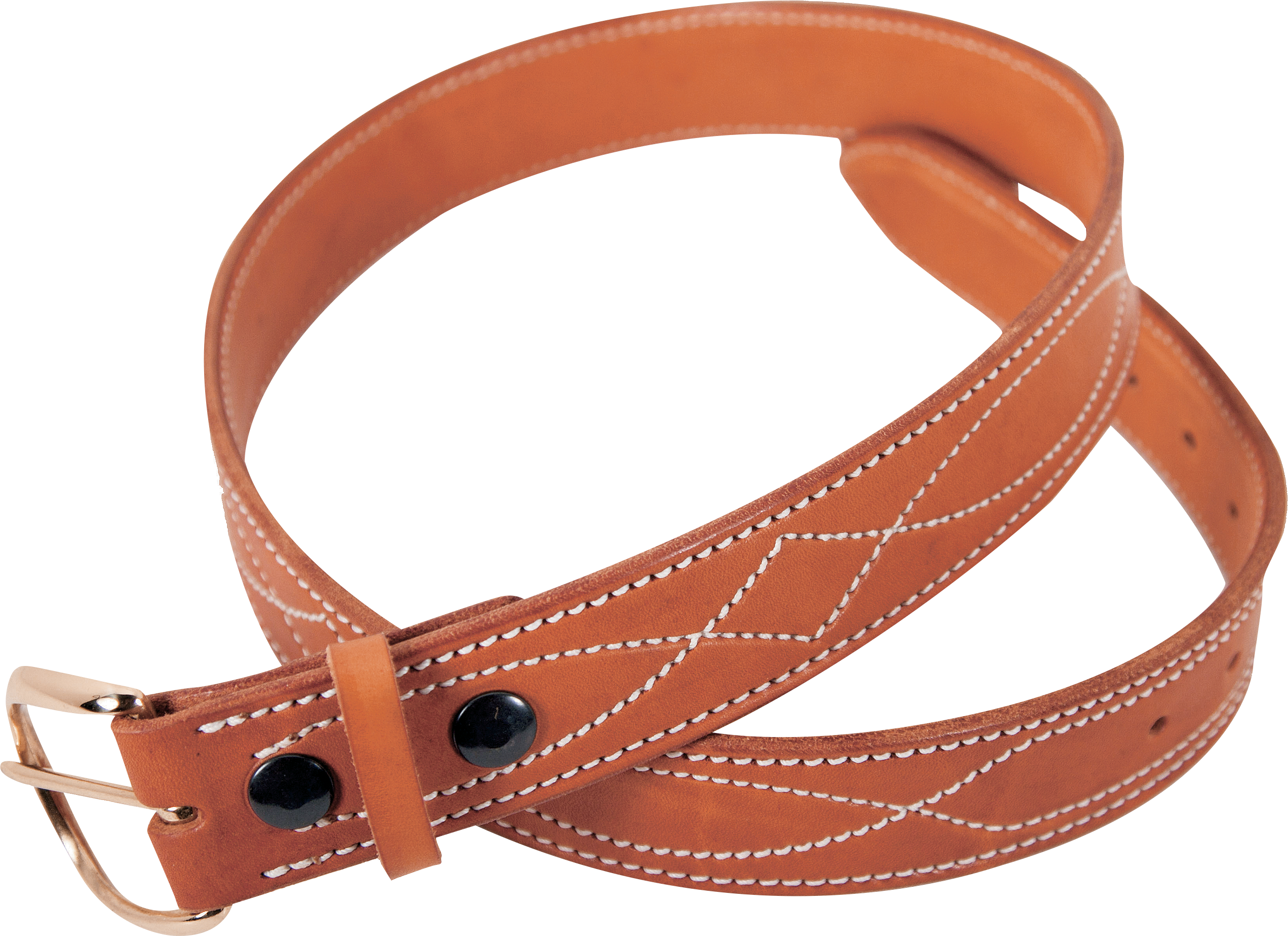 Image of Diamond D Leather Leather Belt - 34'