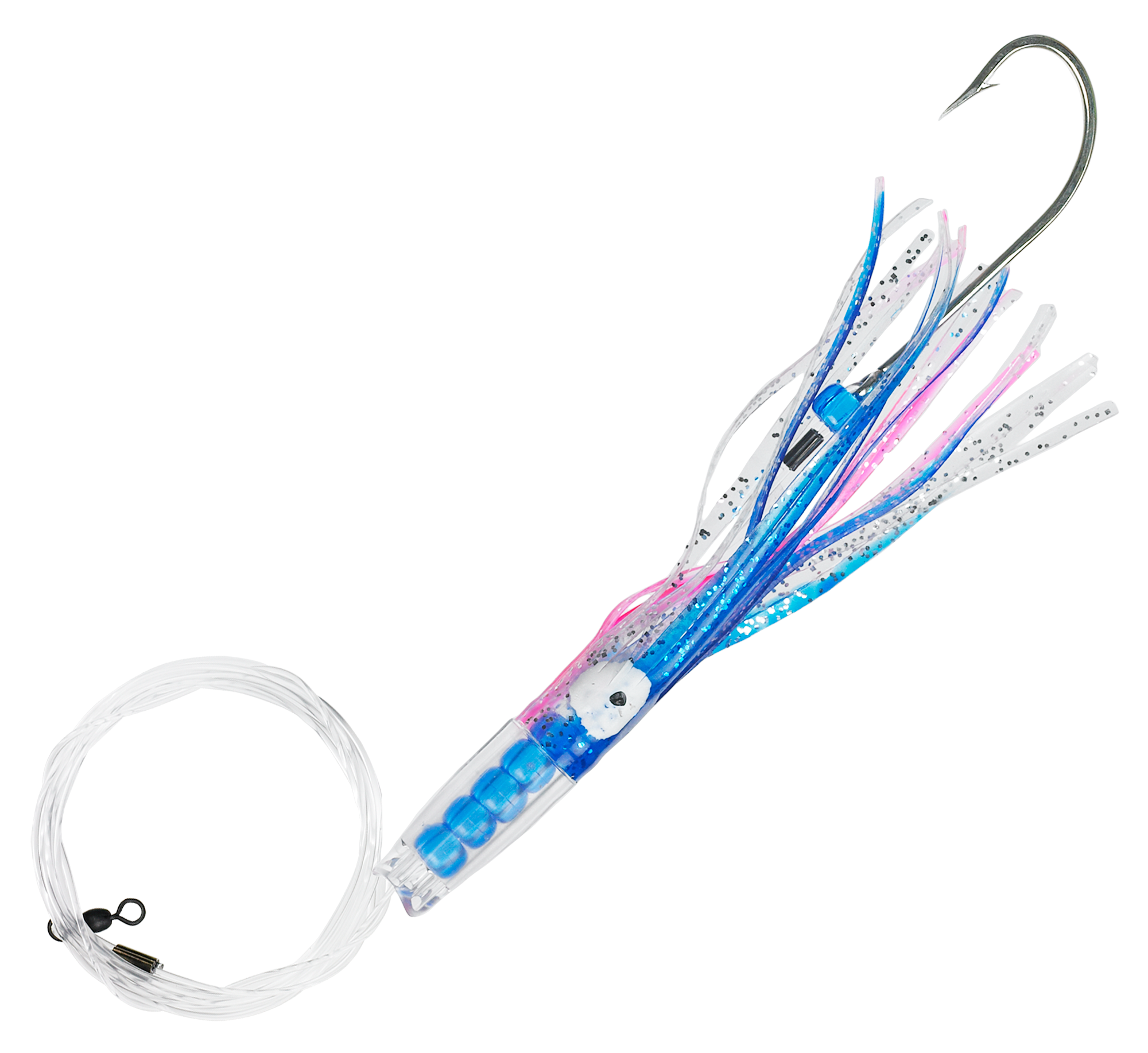 Image of C&ampH Lures Rattle Jet Saltwater Lure Rigged - Blue/Silver/Pink