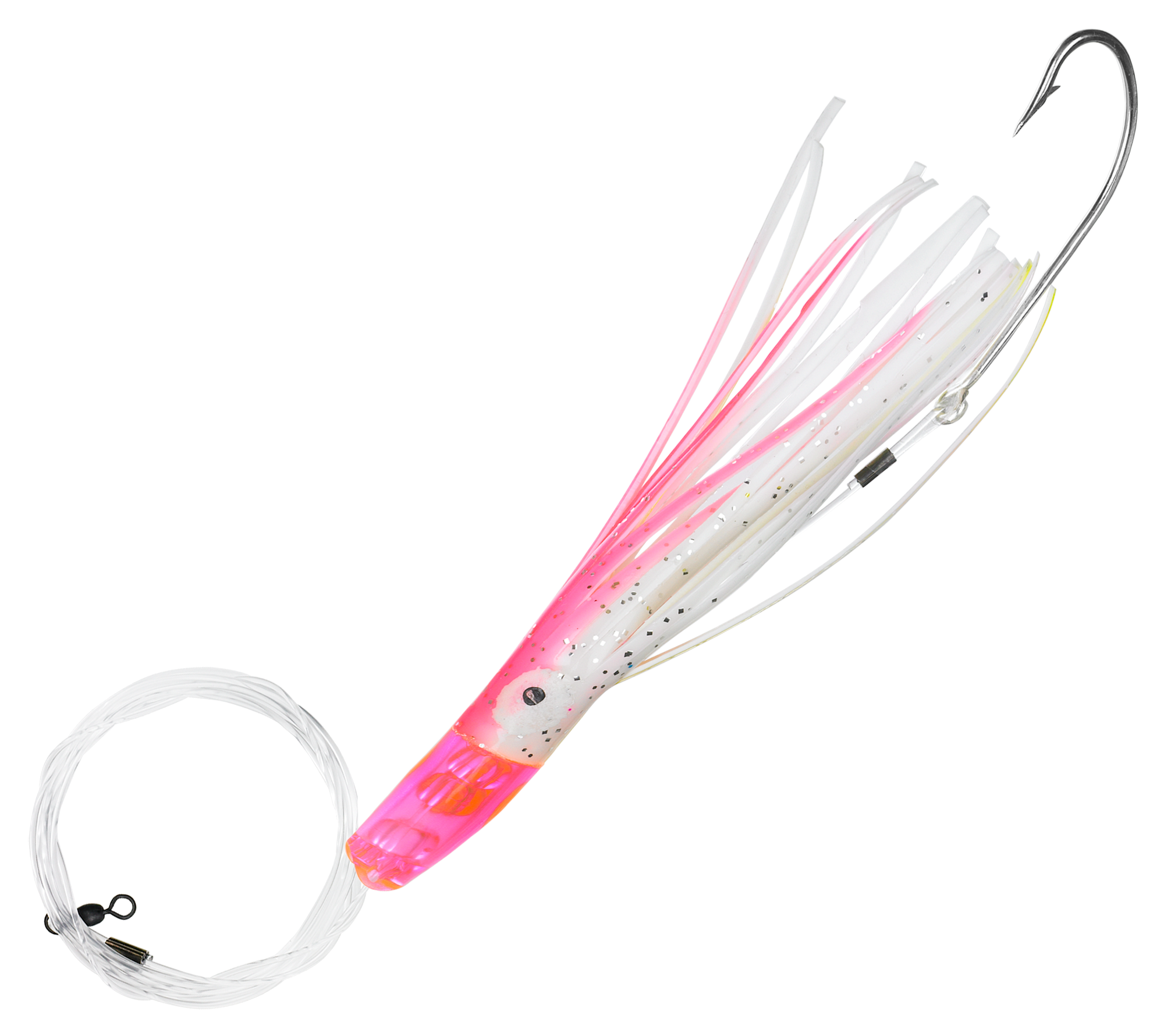 Image of C&ampH Lures Rattle Jet Saltwater Lure Rigged - Pink/ White