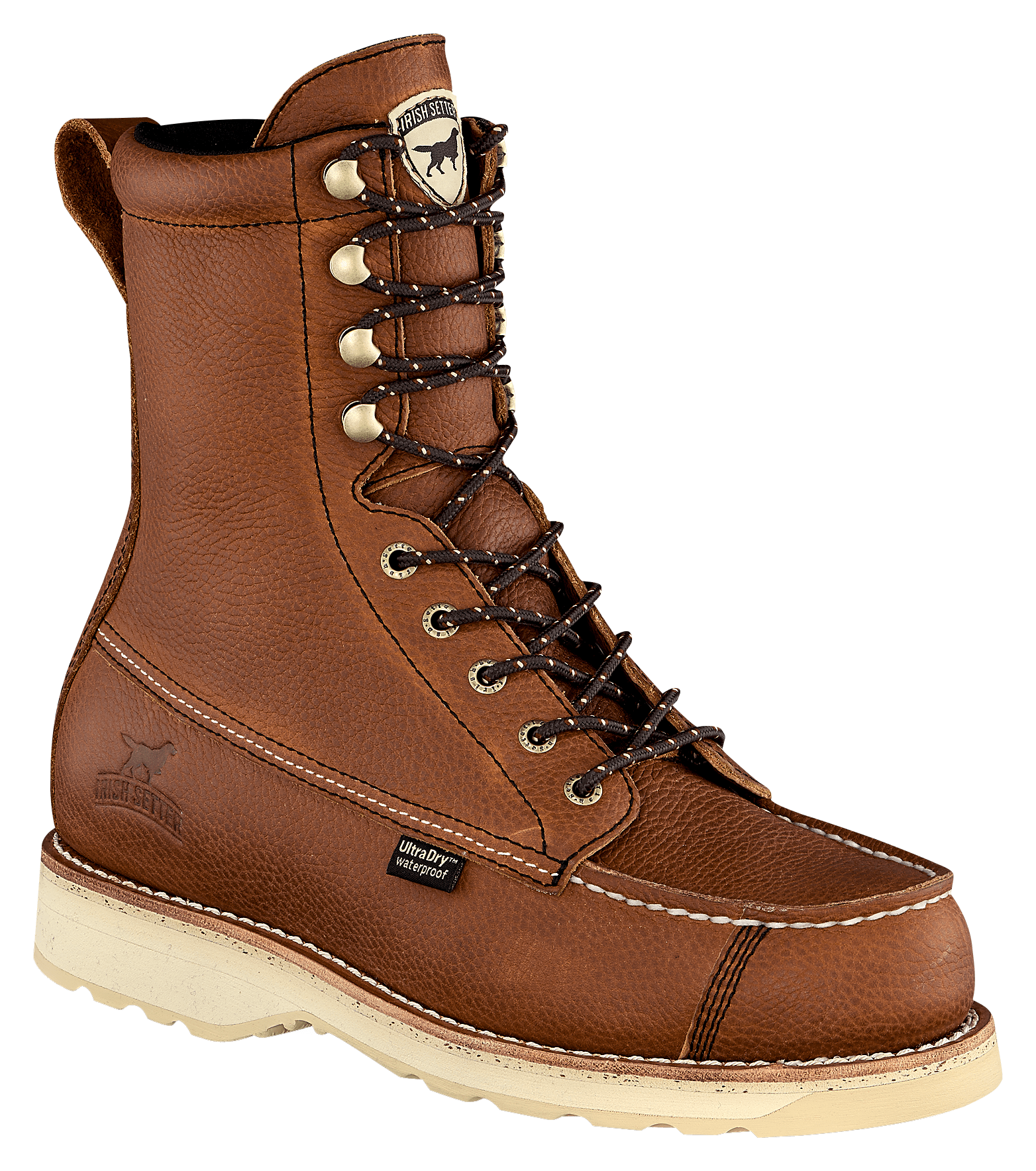 Image of Irish Setter Wingshooter 9' Waterproof Hunting Boots for Men - Amber - 10.5N