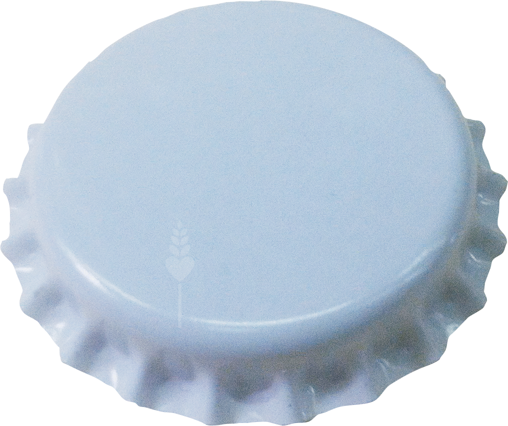 love2brew Bottle Caps 50-Pack - White