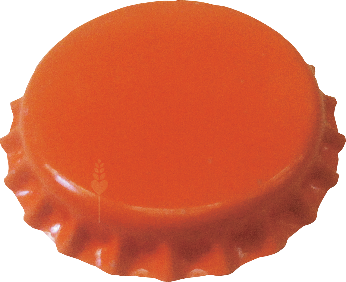 love2brew Bottle Caps 50-Pack - Orange