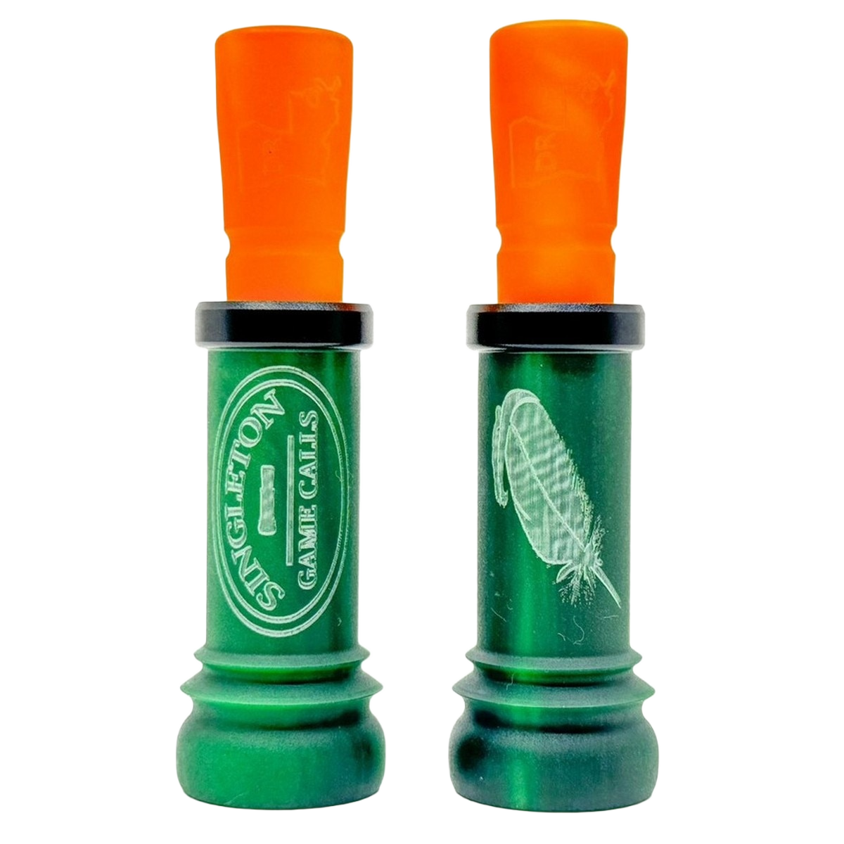 Singleton Game Calls Macks Exclusive La Cut Double Reed Duck Call - Matte Boots On