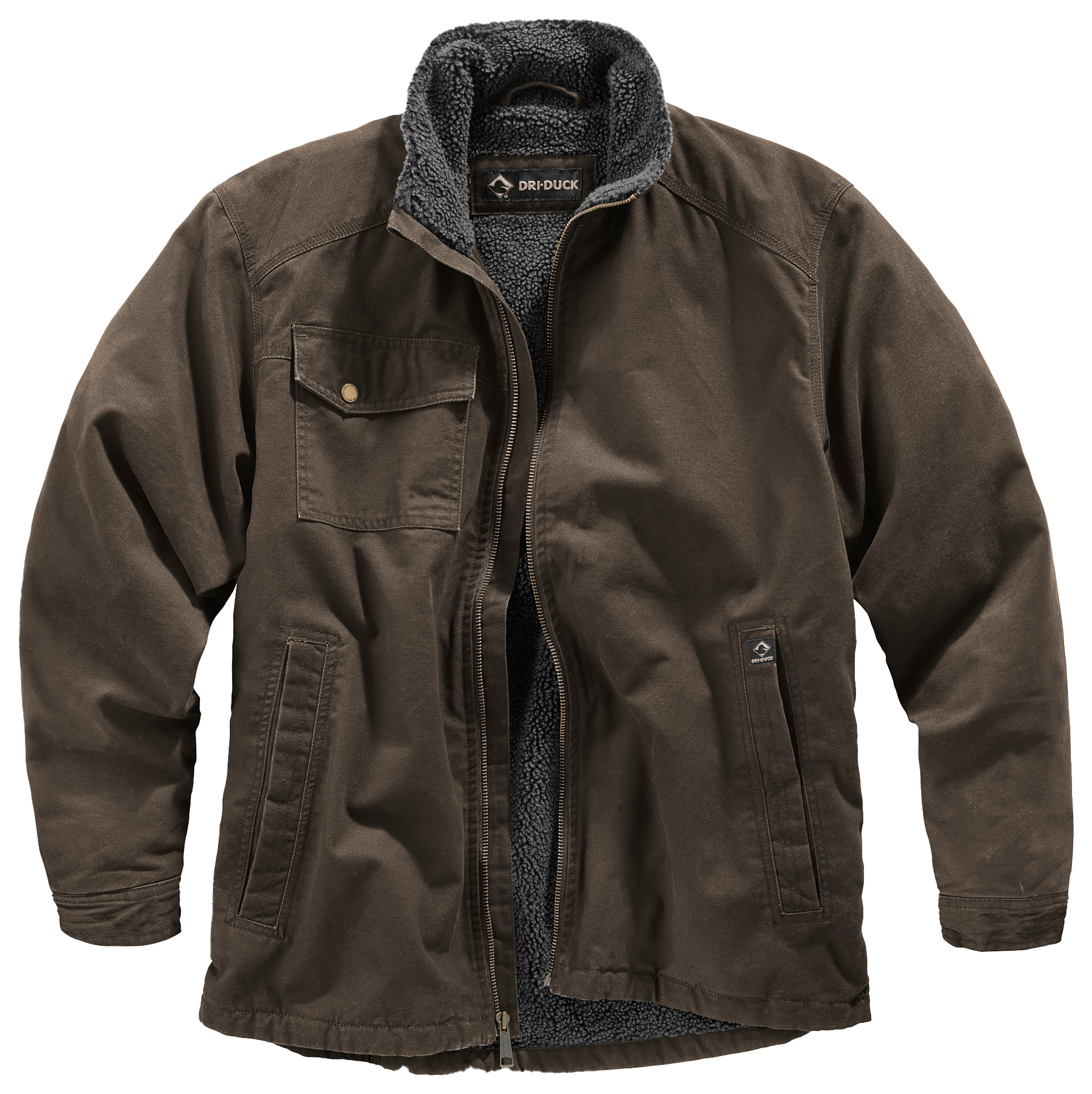 Image of Dri-Duck Endeavor Jacket for Men - Tobacco - S