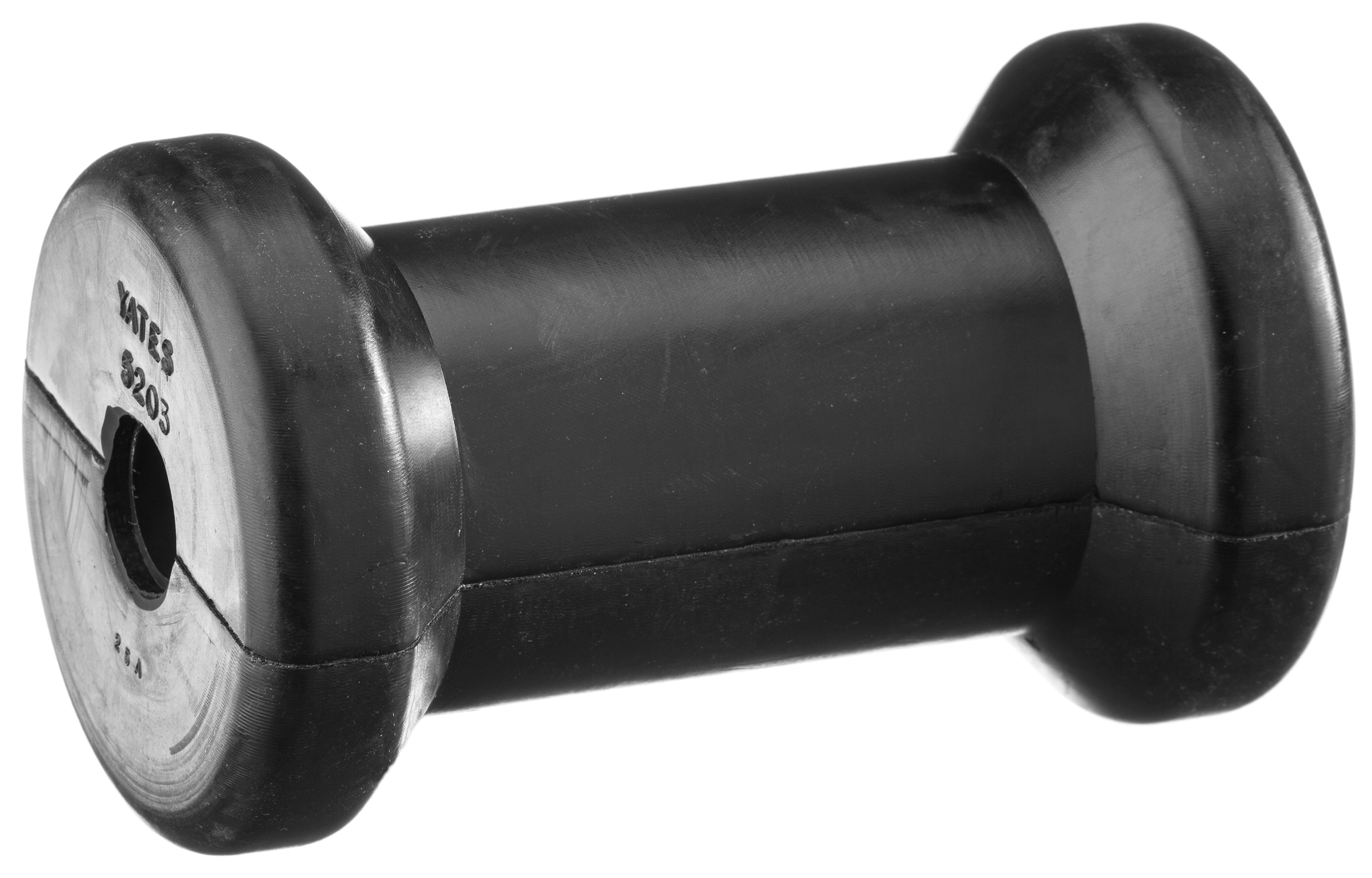 Image of C.E. Smith Boat Trailer Spool Roller with Plastic Sleeve - 5″ L x 1/2″ Shaft