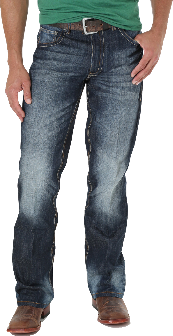 Wrangler 20X Vintage Boot Cut Jeans for Men - River Denim - 38x34