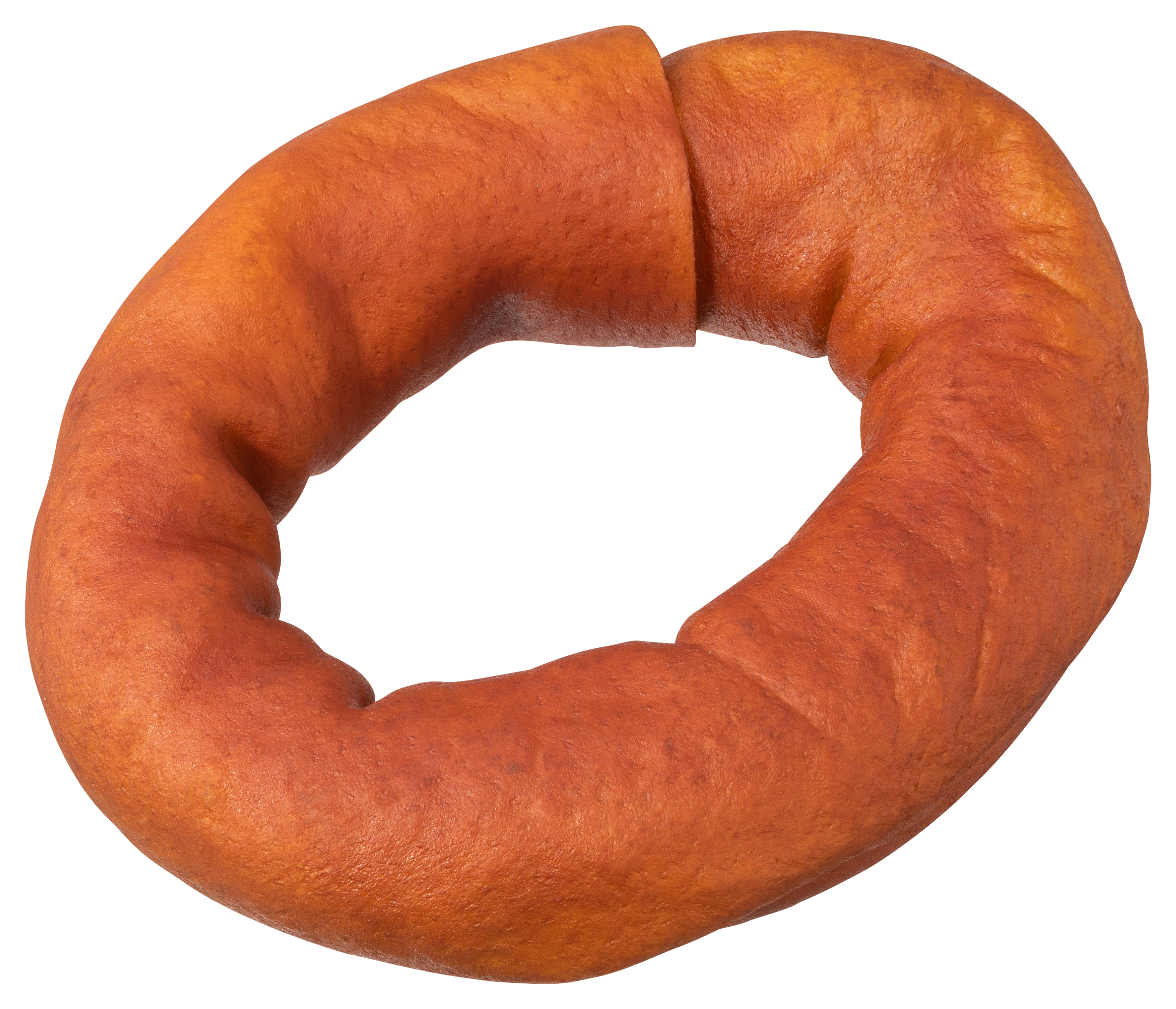 Pork Chomps Roasted Pork Skin Bagel Dog Treat - Pork Chomps