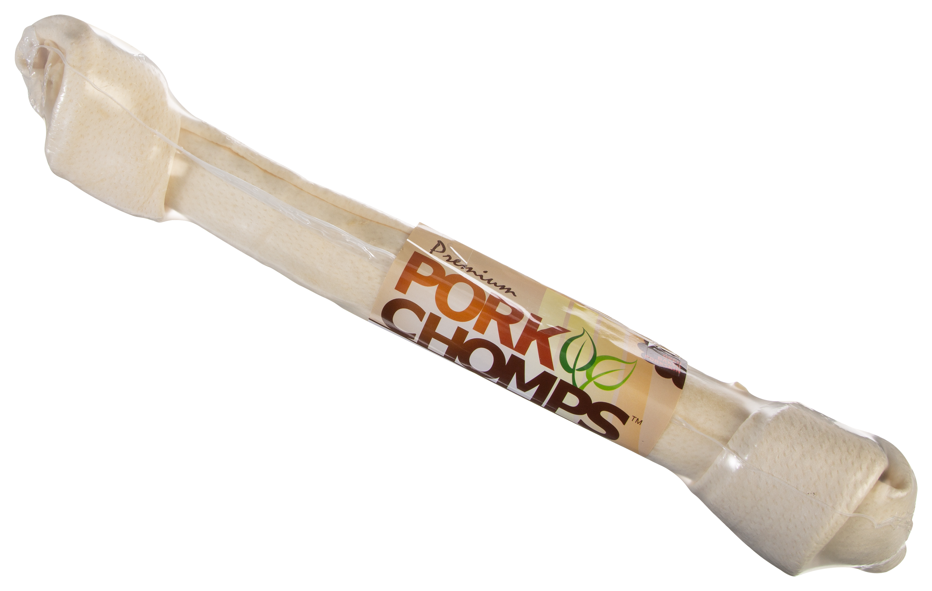 Pork Chomps Pork Knotz Bone Pork Skin Dog Treat - 20″ - Pork Chomps