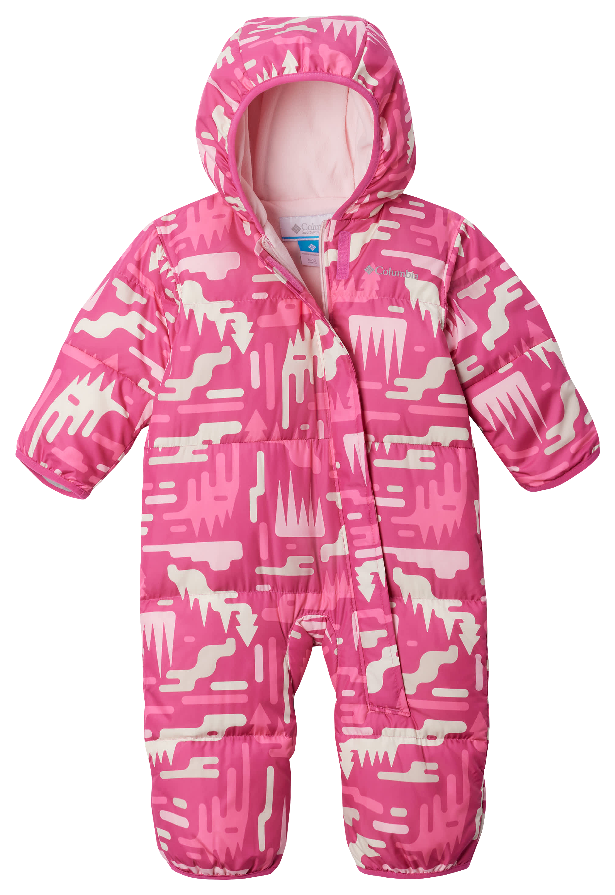 Columbia Snuggly Bunny II Bunting for Babies - Pink Ice Highland/Satin Pink - 0-3 Months
