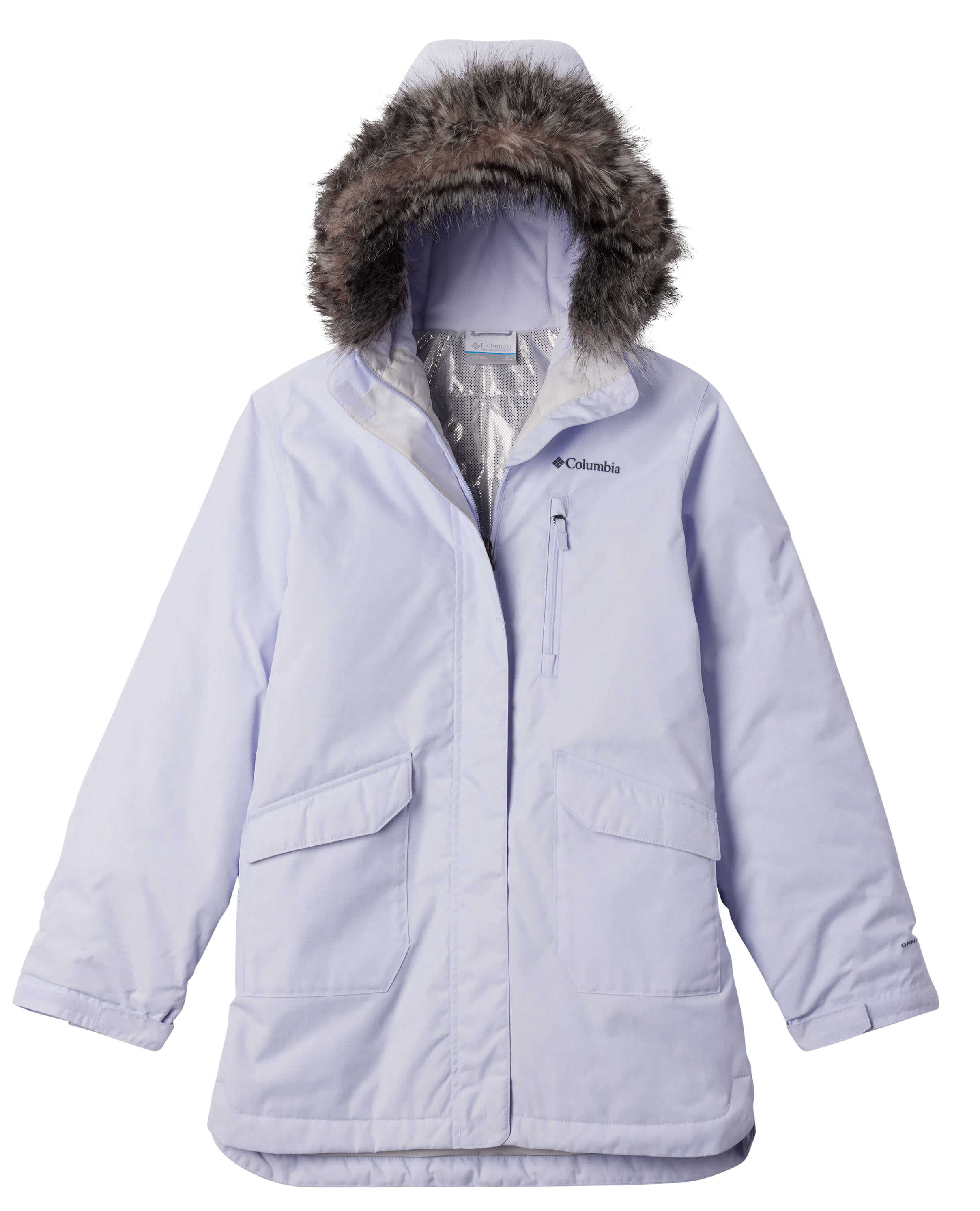 Image of Columbia Suttle Mountain II Long Insulated Jacket for Kids - Snowdrift - XS