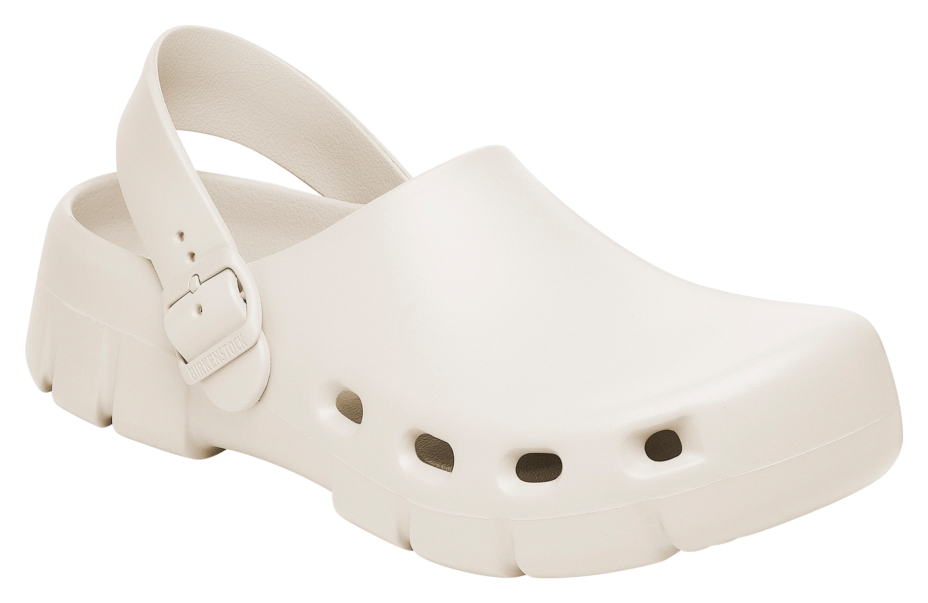 Birkenstock Birki Flow EVA Run Recovery Clogs for Ladies - Eggshell - 39W