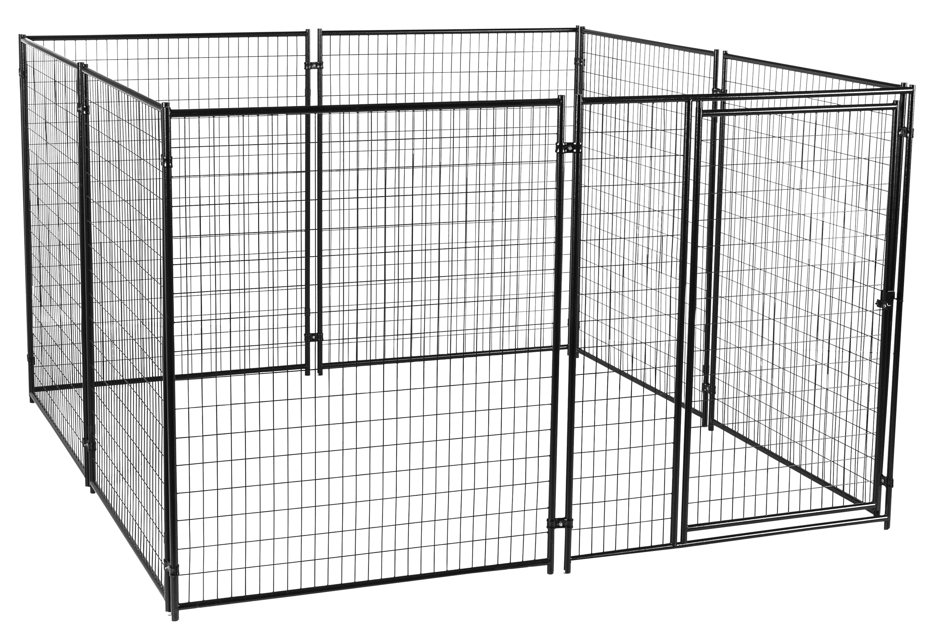 Lucky Dog Black Welded Wire Kennel - Lucky Dog