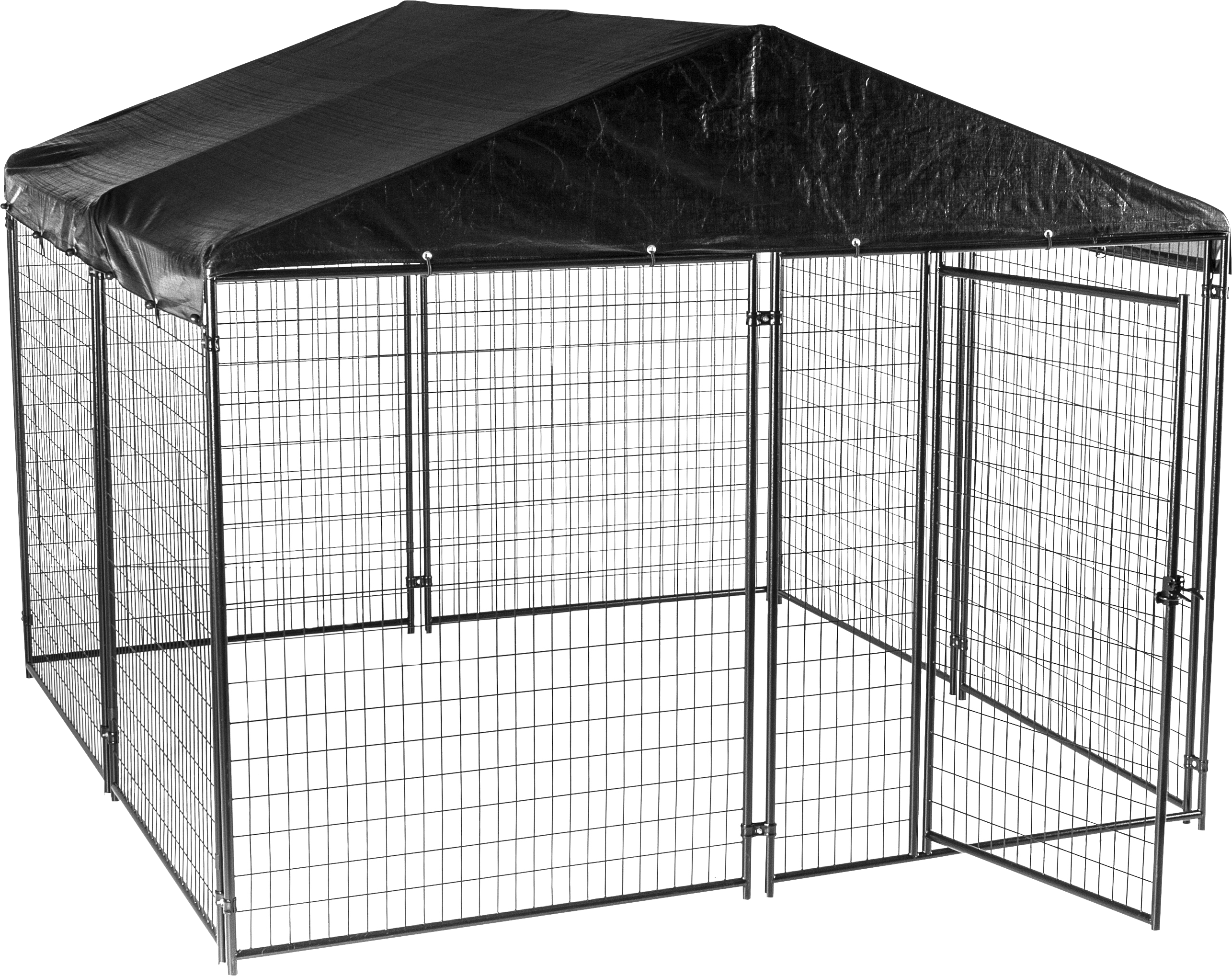 Lucky Dog Modular Welded Wire Kennel with Cover - Cabela's