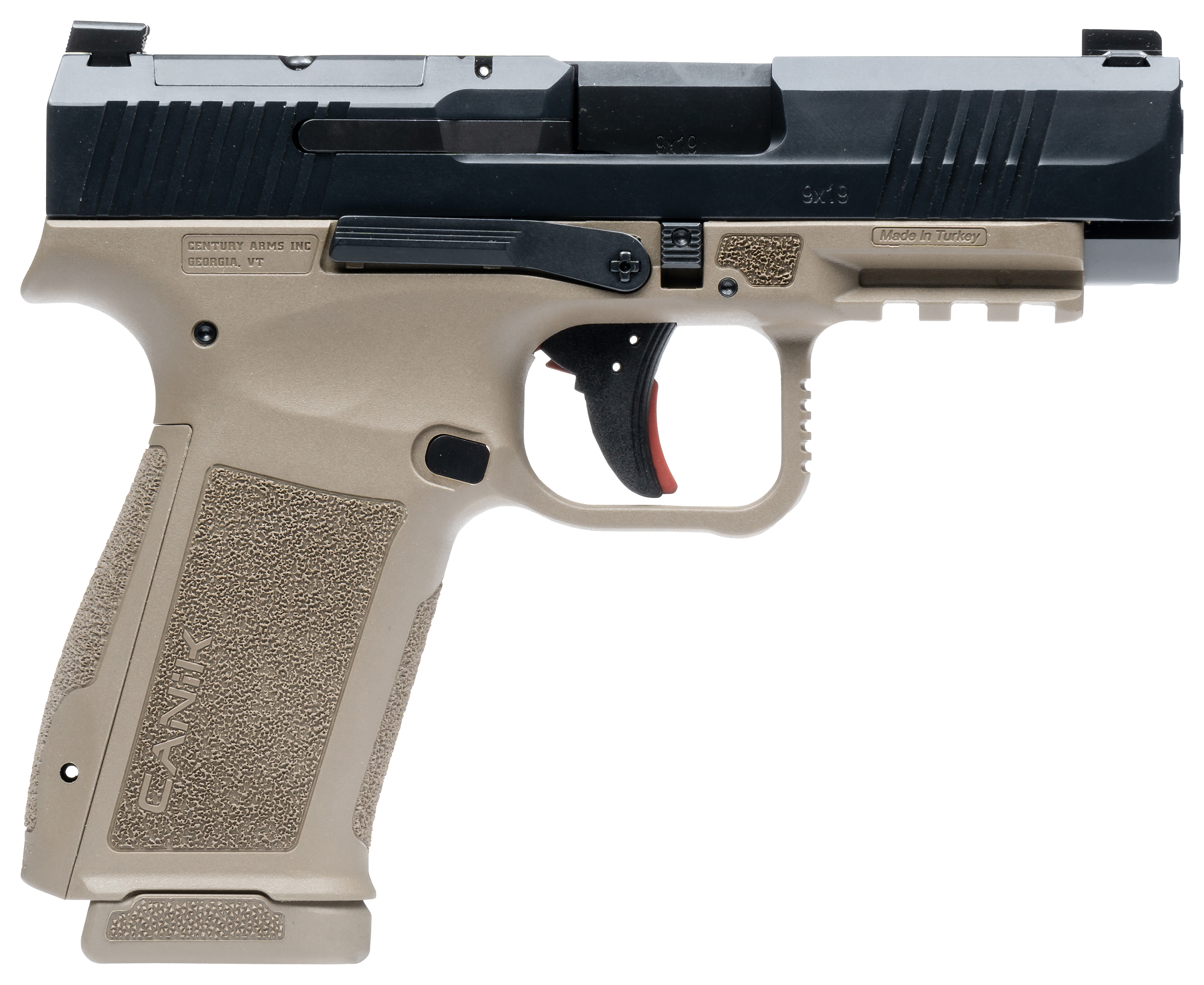 Canik Mete MC9LS MicroCompact SemiAuto Pistol  BlackFlat Dark Earth  17  1