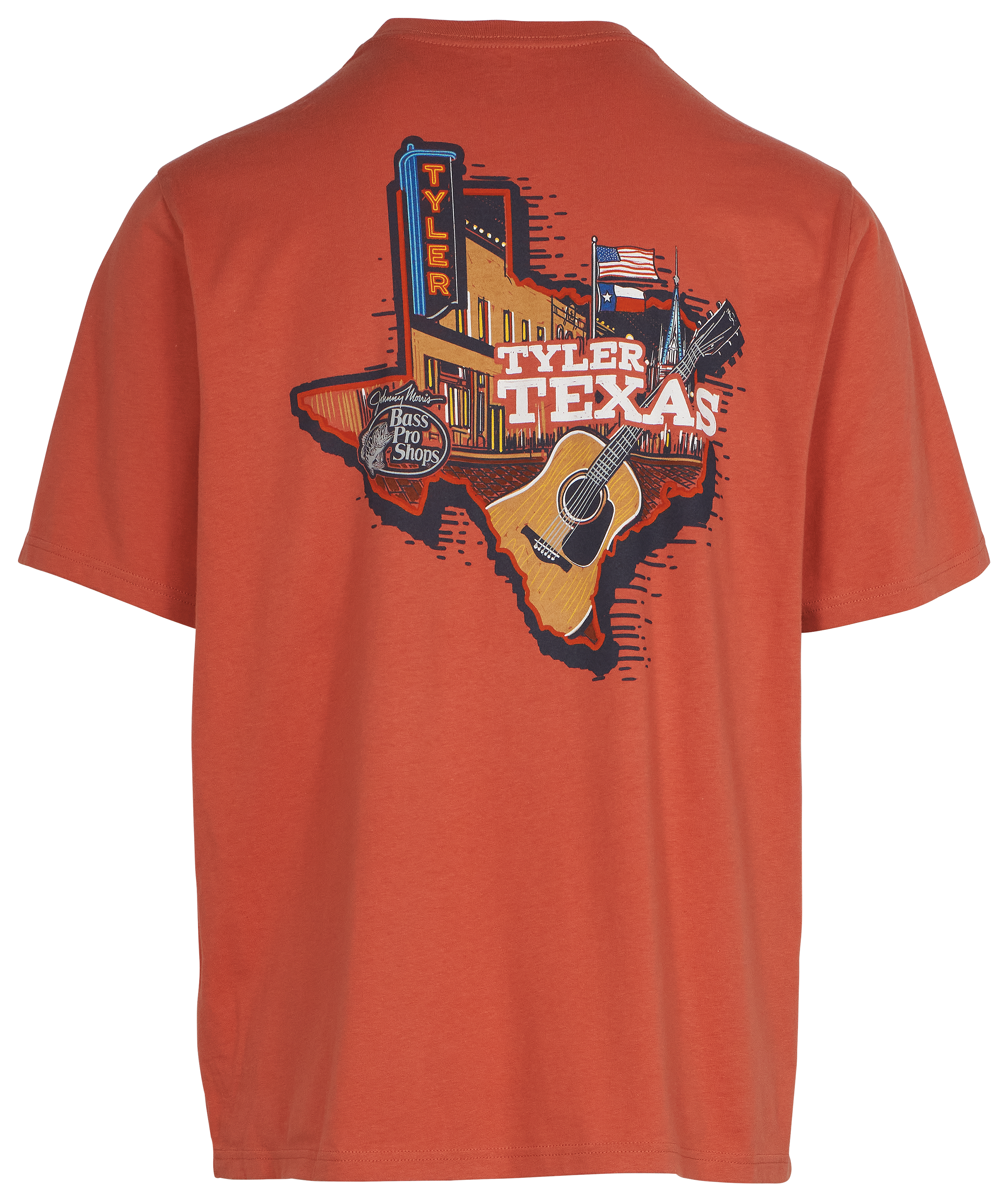 Bass Pro Shops Tyler State Short-Sleeve T-Shirt for Men - Apricot Brandy - M
