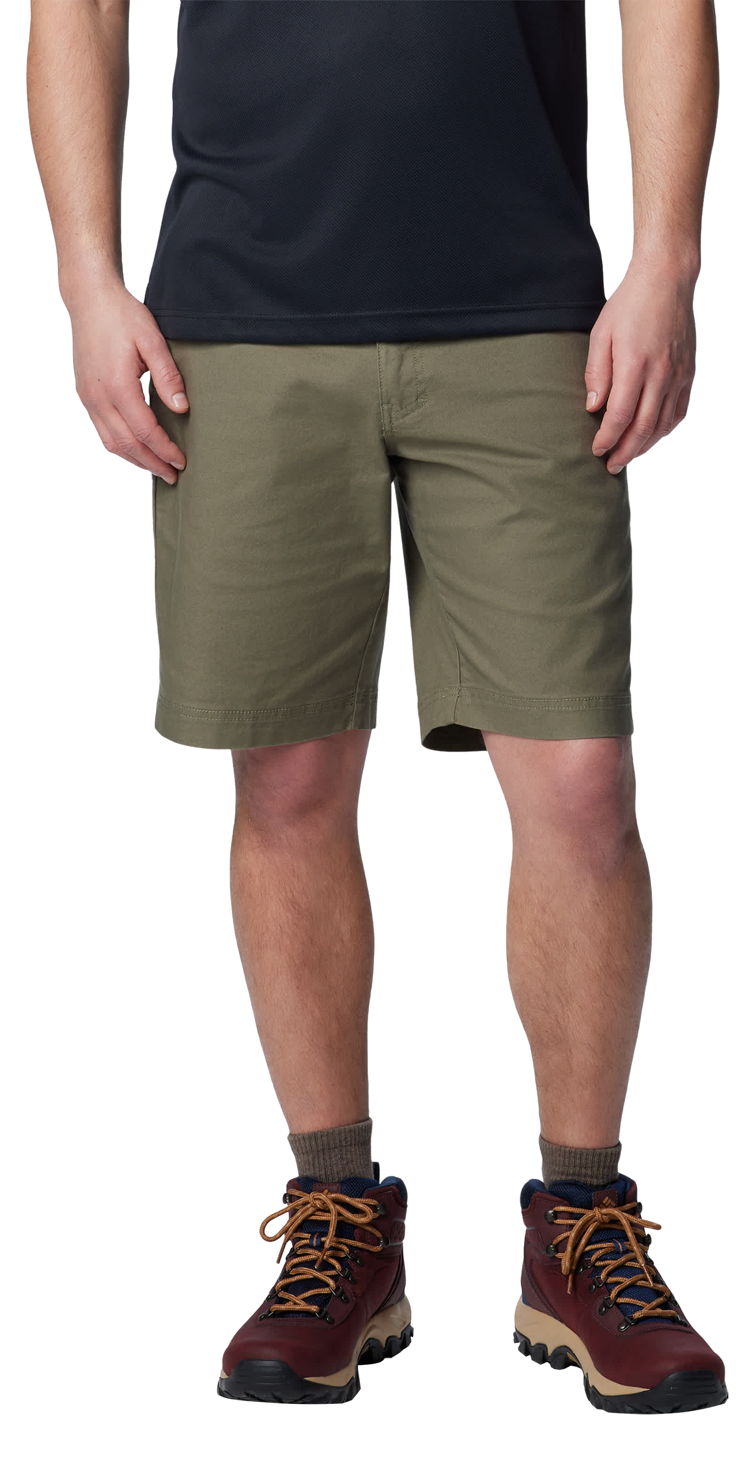 Columbia Flex ROC Shorts for Men - Stone Green - 35x10 - Columbia