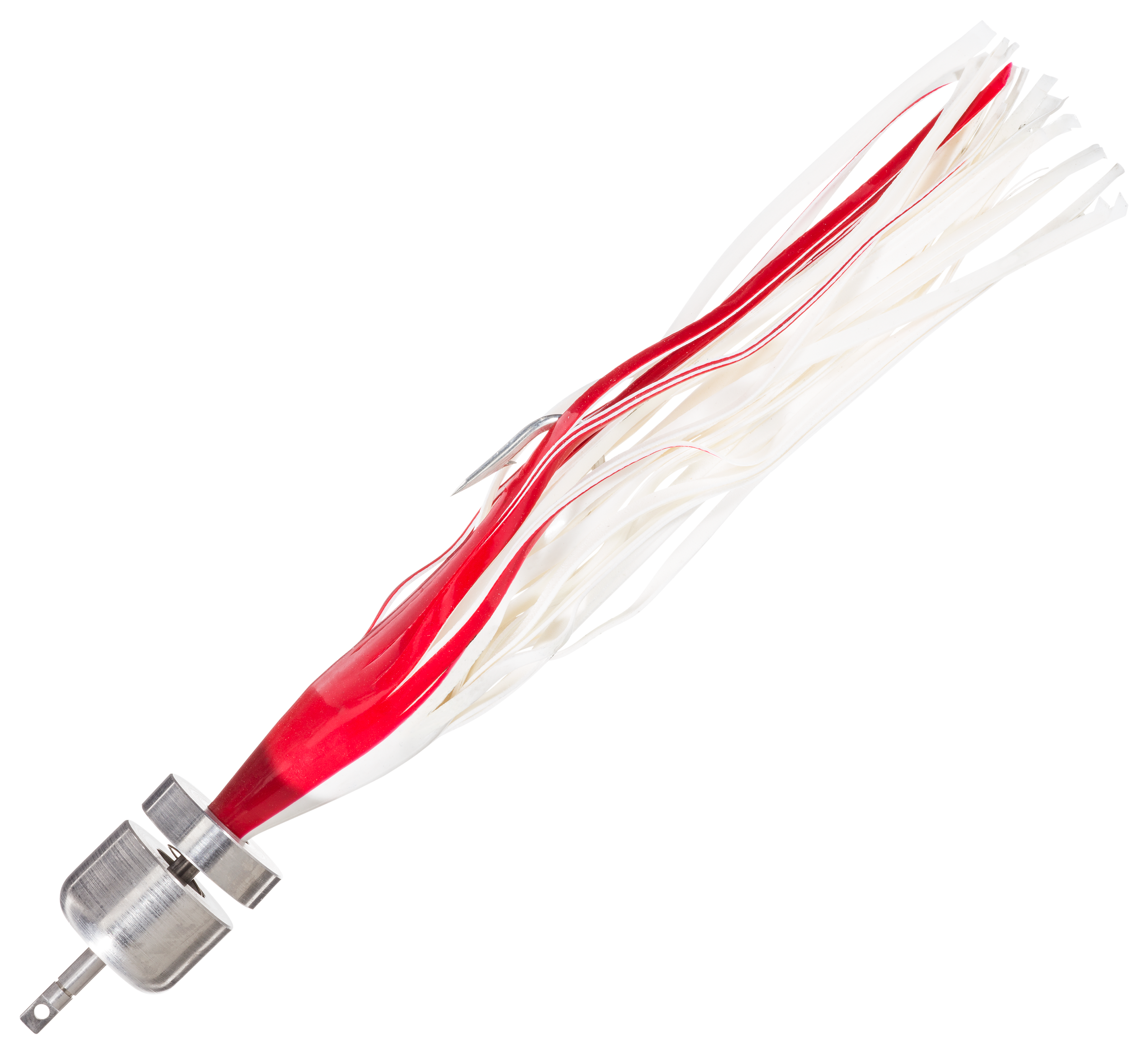 Fish Cracker Baits Butt Cracker Jig - Red/White - 24 oz