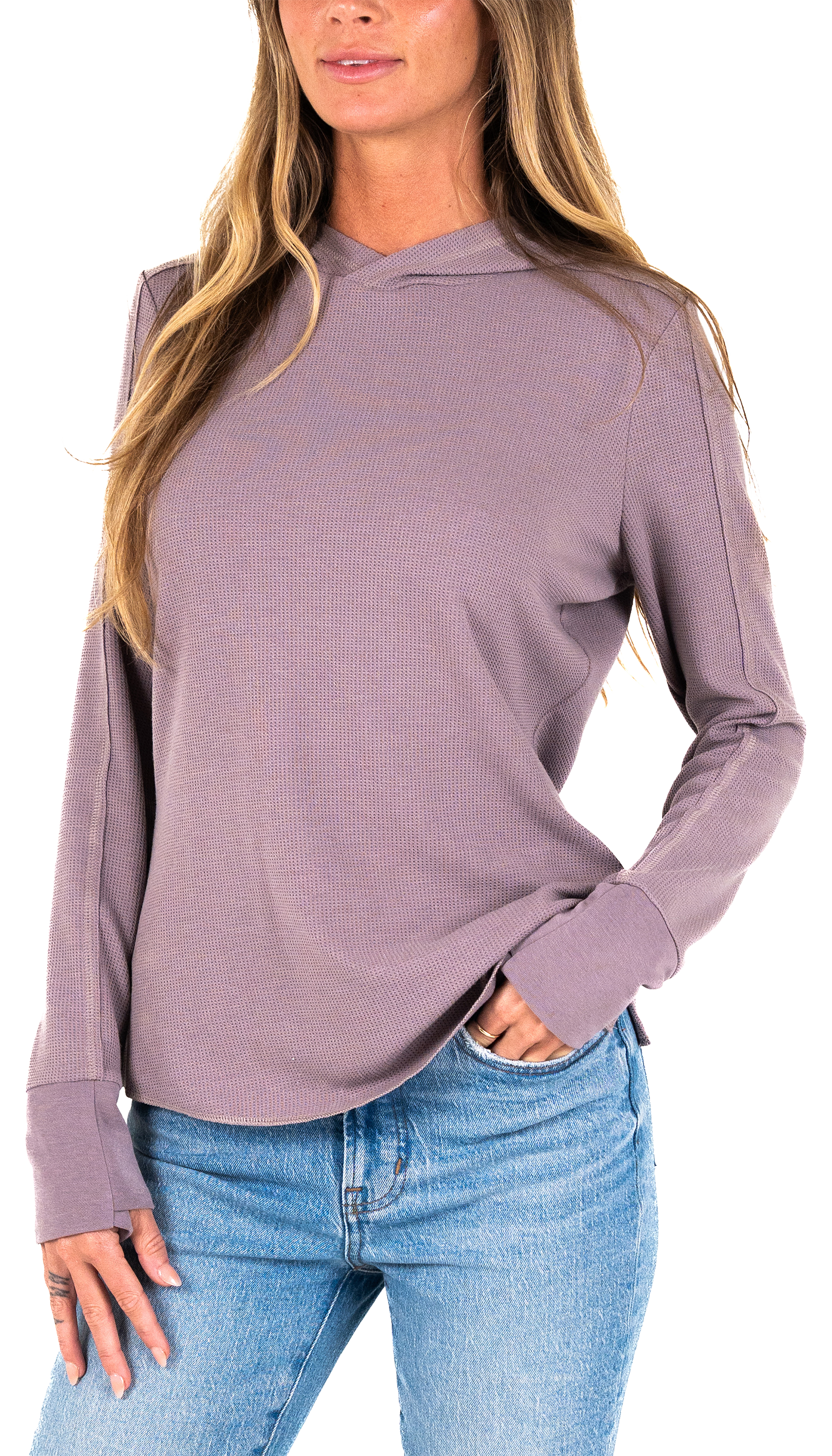 Marsh Wear Surfside Long-Sleeve Hoodie - Purple Dove - M