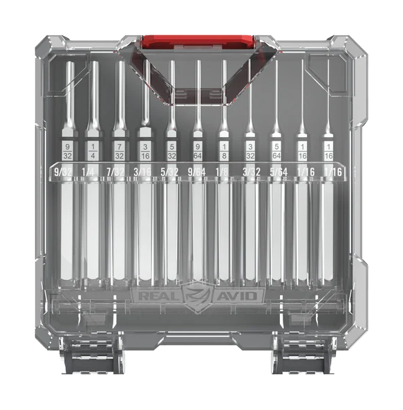 Real Avid Accu-Punch 11-Piece Roll Pin Punch Set