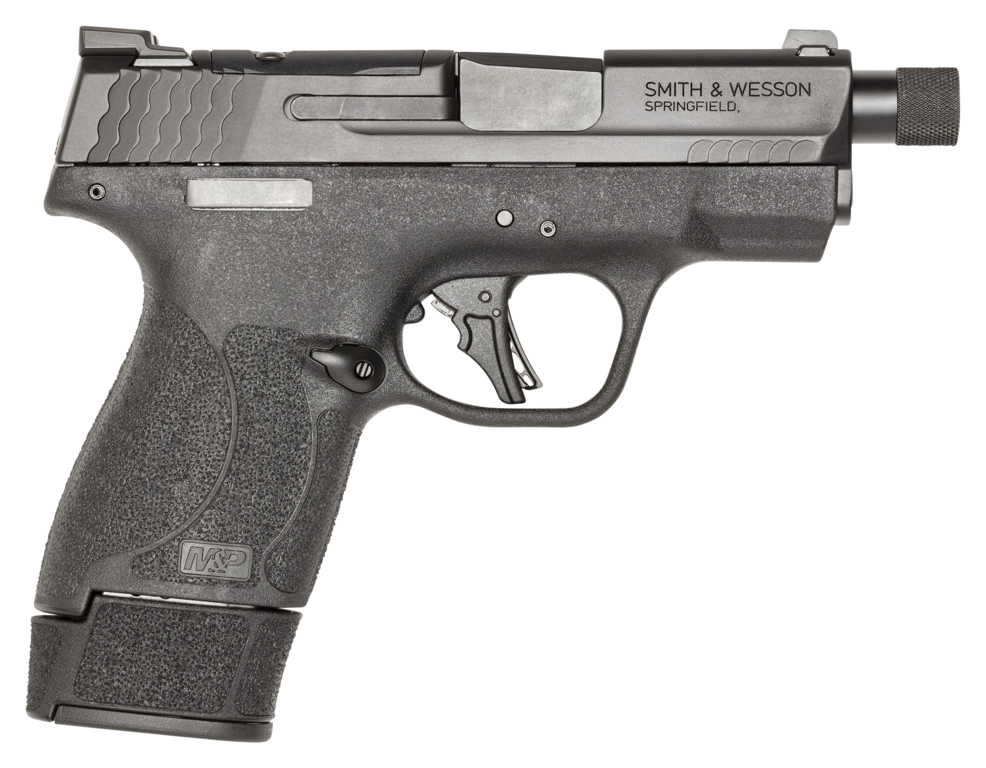 Smith Wesson MampP9 Shield Plus Threaded Barrel SemiAuto Pistol without Thumb Safety