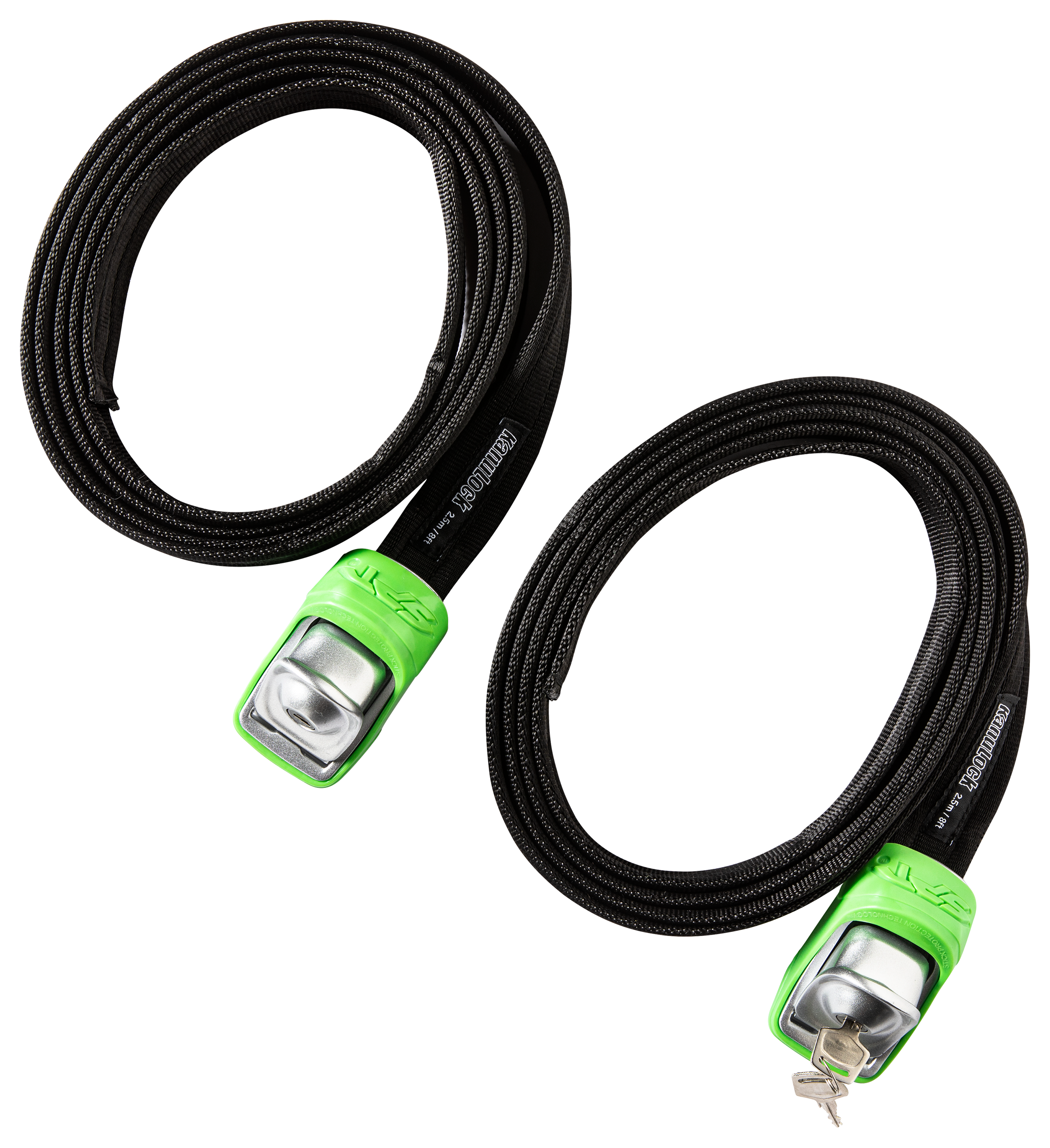 Kanulock Locking Tie Downs - Green - 8