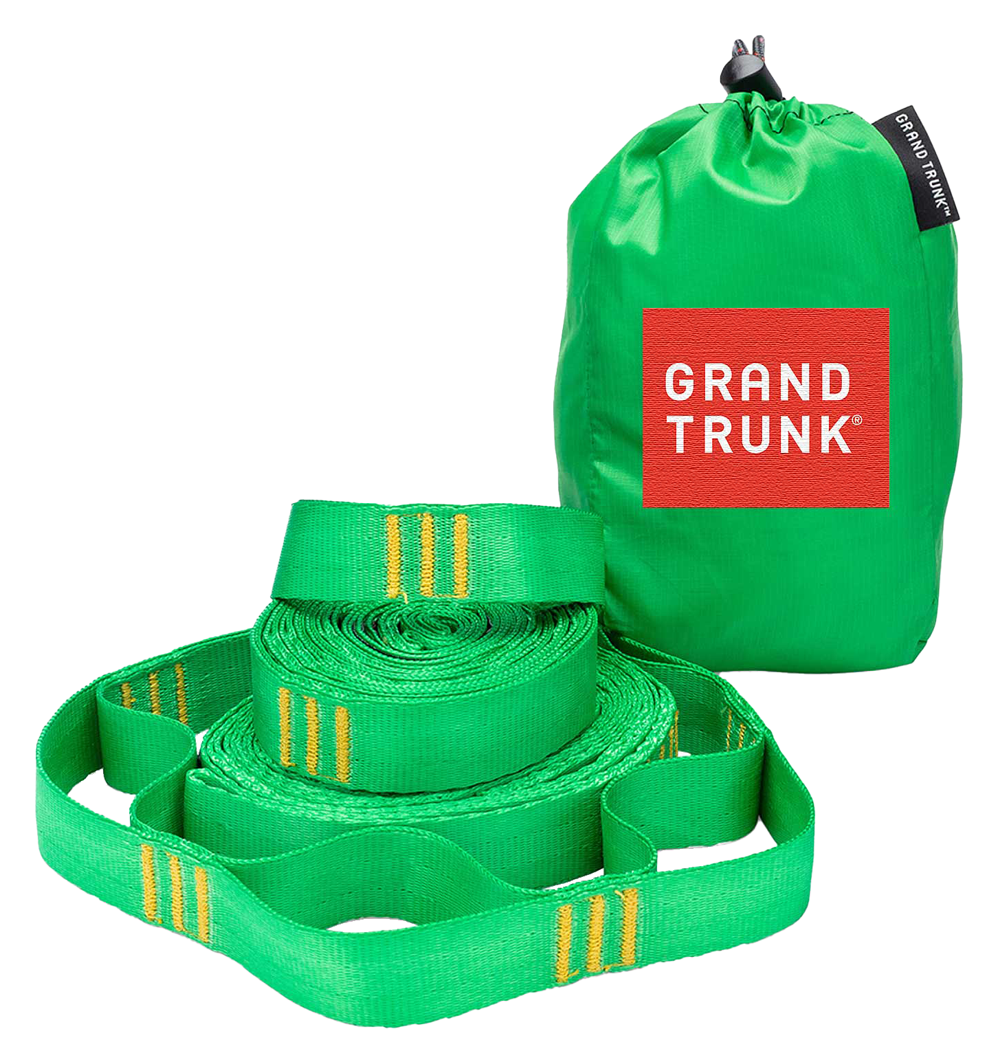 Grand Trunk Hammock Trunk Straps 2-Pack - Green - Grand Trunk