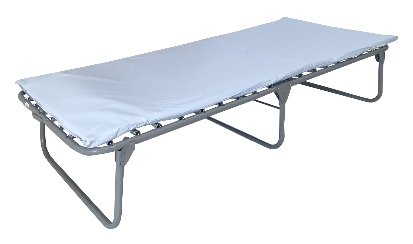 Blantex XM-6 Heavy-Duty Steel Folding Cot with Vinyl Mattress