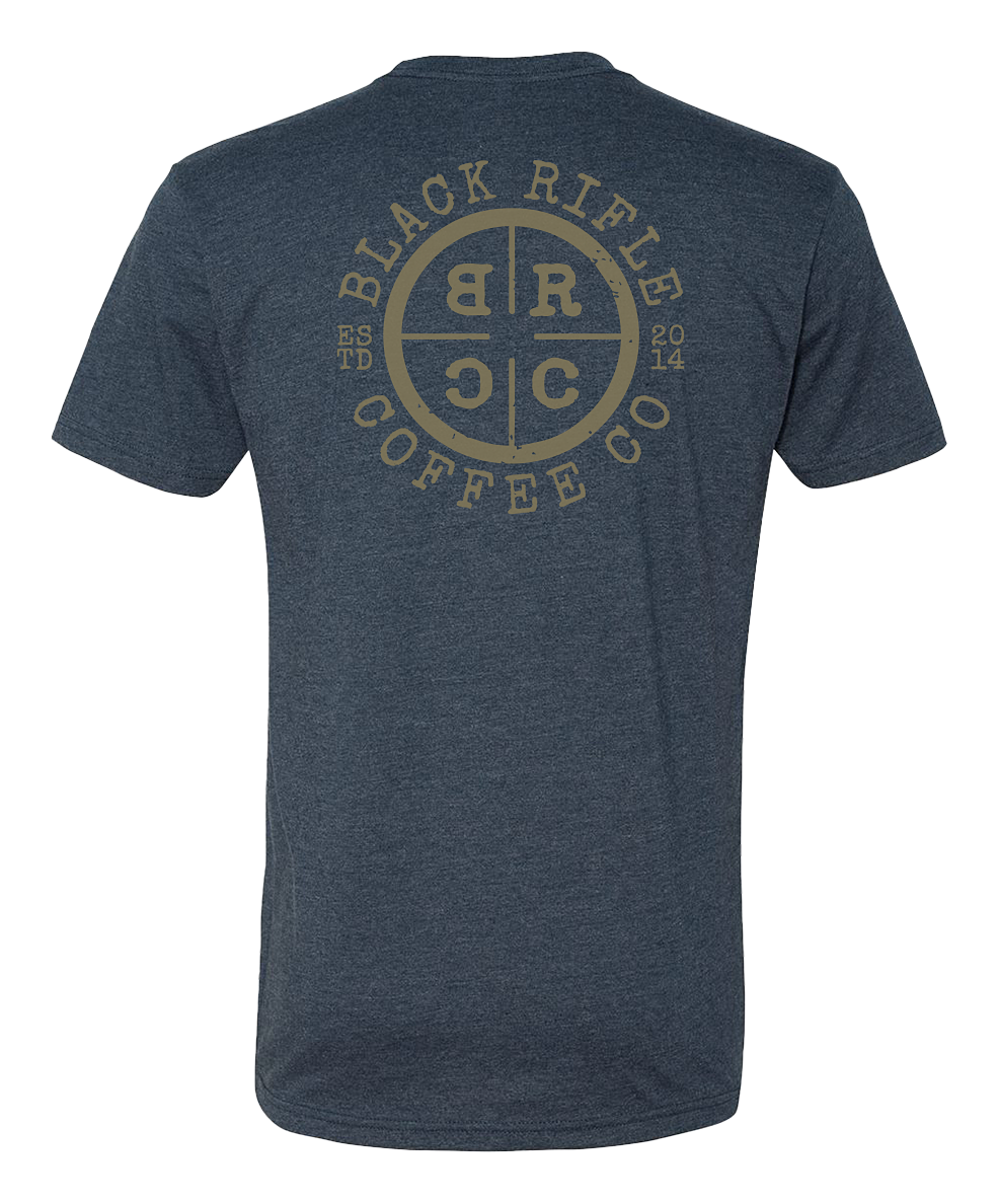 Black Rifle Coffee Company Elite Short-Sleeve T-Shirt - Navy - 2XL - Black Rifle Coffee Company