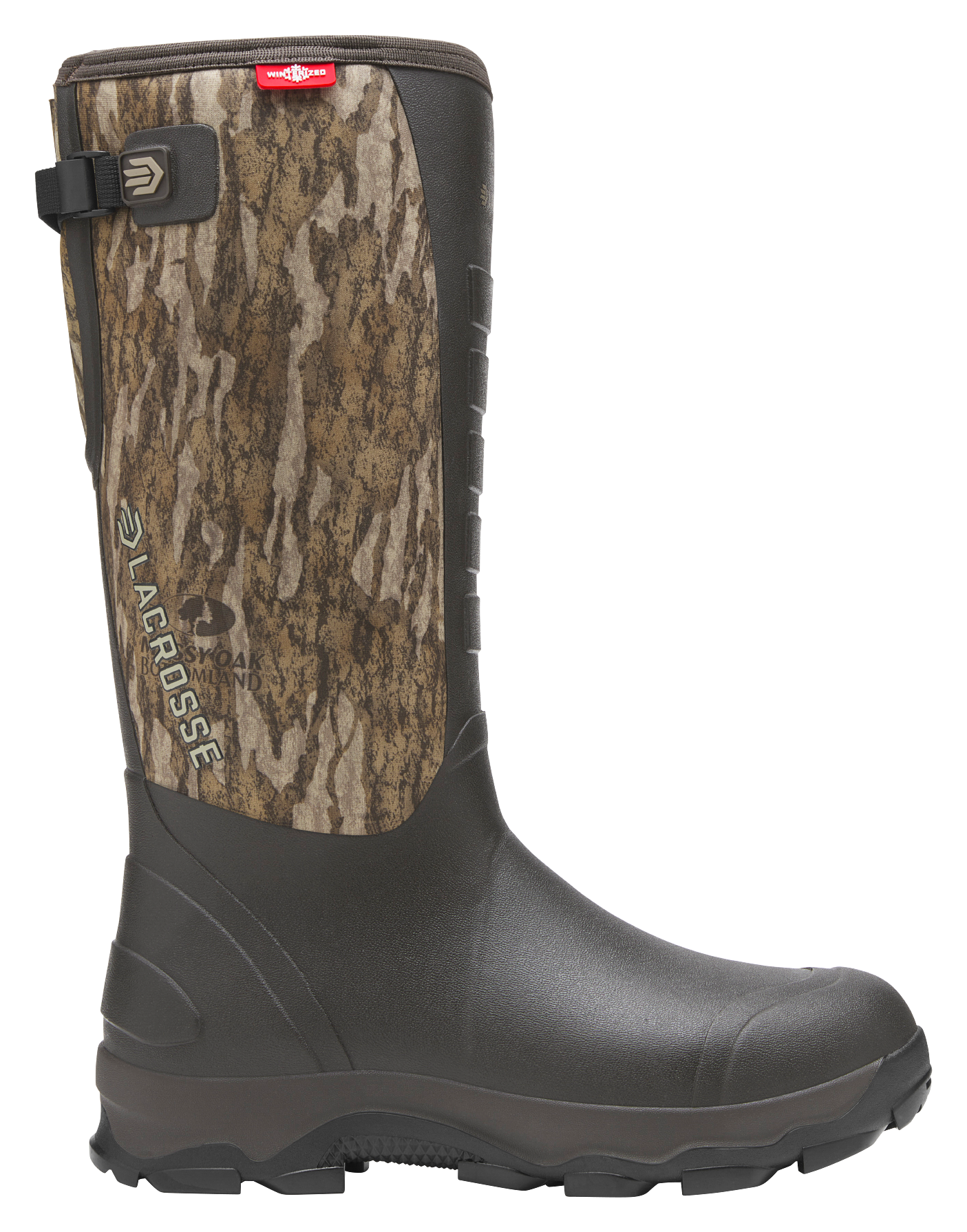 LaCrosse Alpha Lite II Cold Weather Insulated Rubber Boots for Men - Mossy Oak Bottomland - 11M