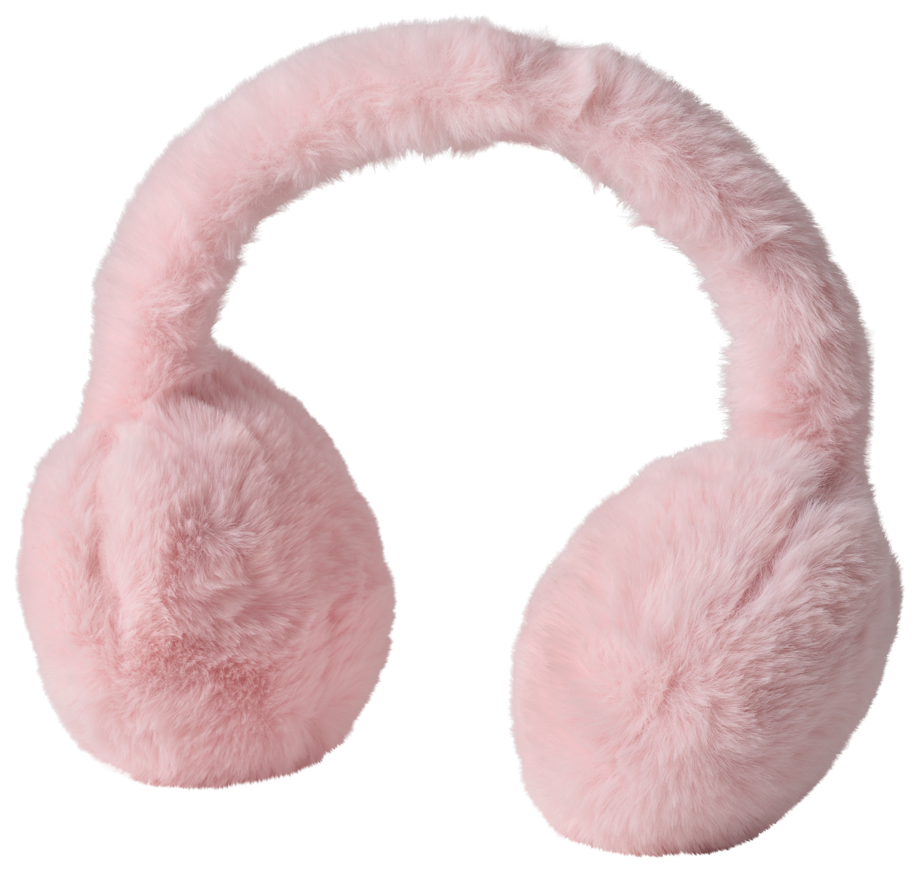 Natural Reflections Faux-Fur Earmuffs - Light Pink