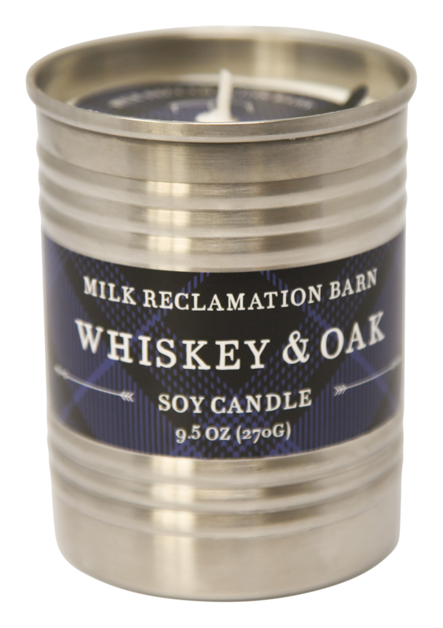 Milk Barn Reclamation Trail Cup Candle - Whiskey Oak