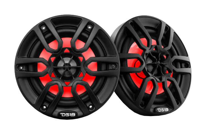 Image of DS18 NXL 6.5' 2-Way Coaxial Marine Speakers with Integrated LED RGB Lights