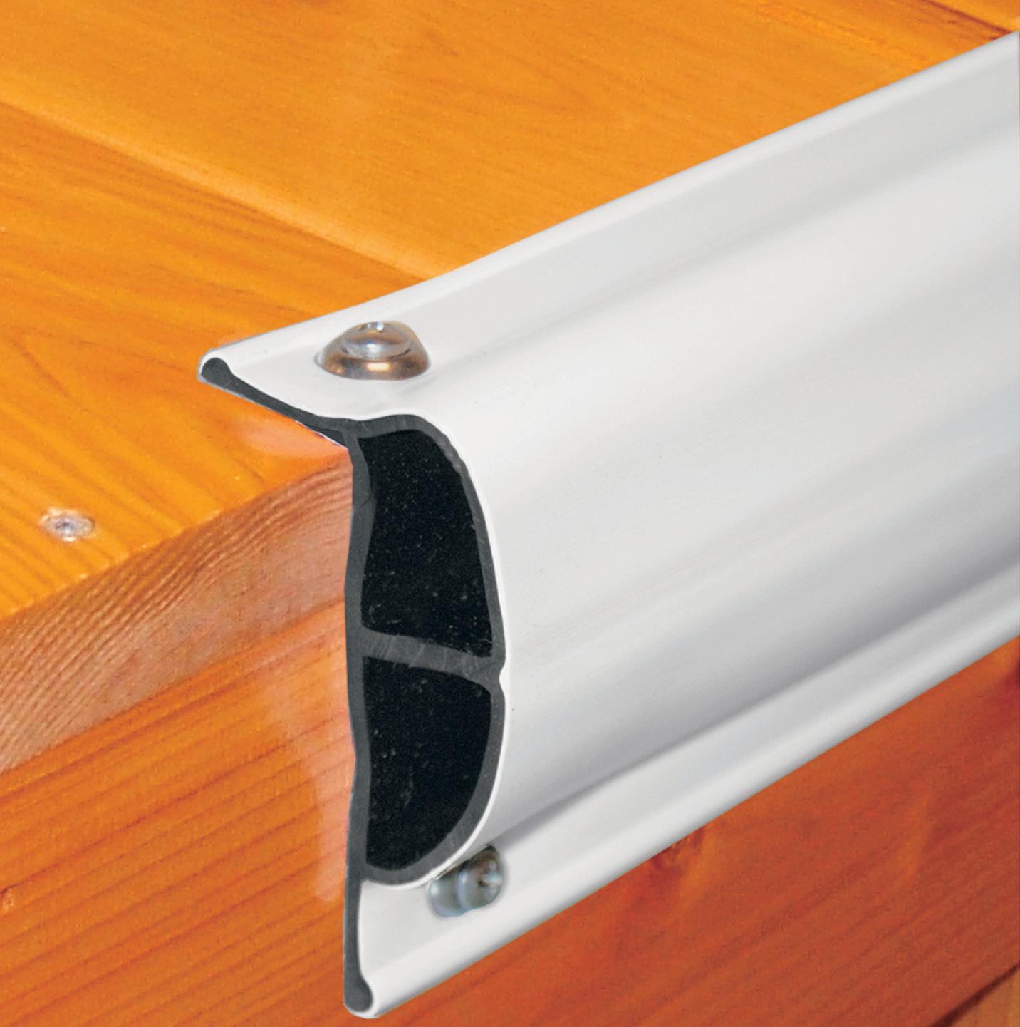Taylor Made Dock Pro Standard P-Shape Dock Edging - White