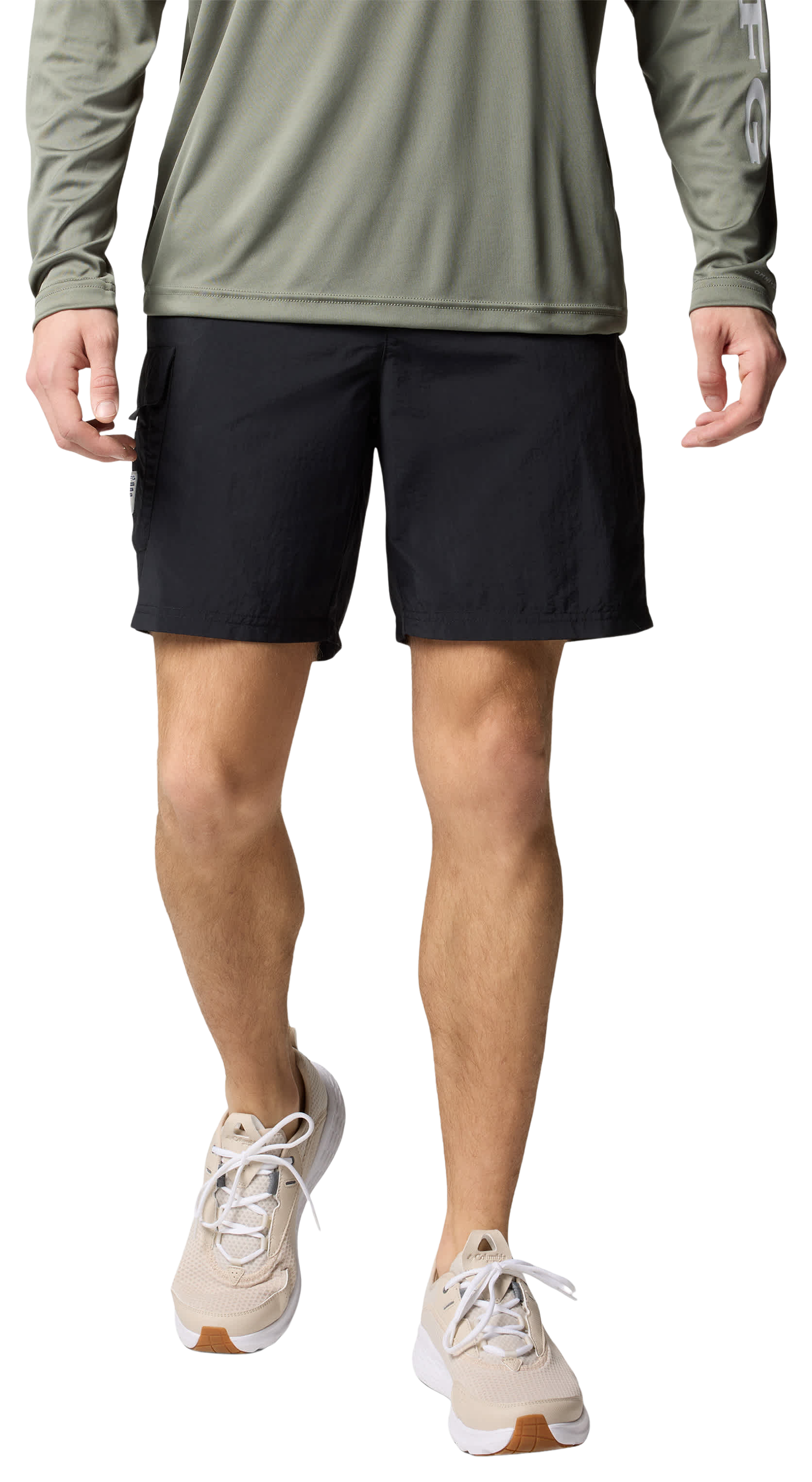Image of Columbia Bahama II Shorts for Men - Black - XXL - 6″