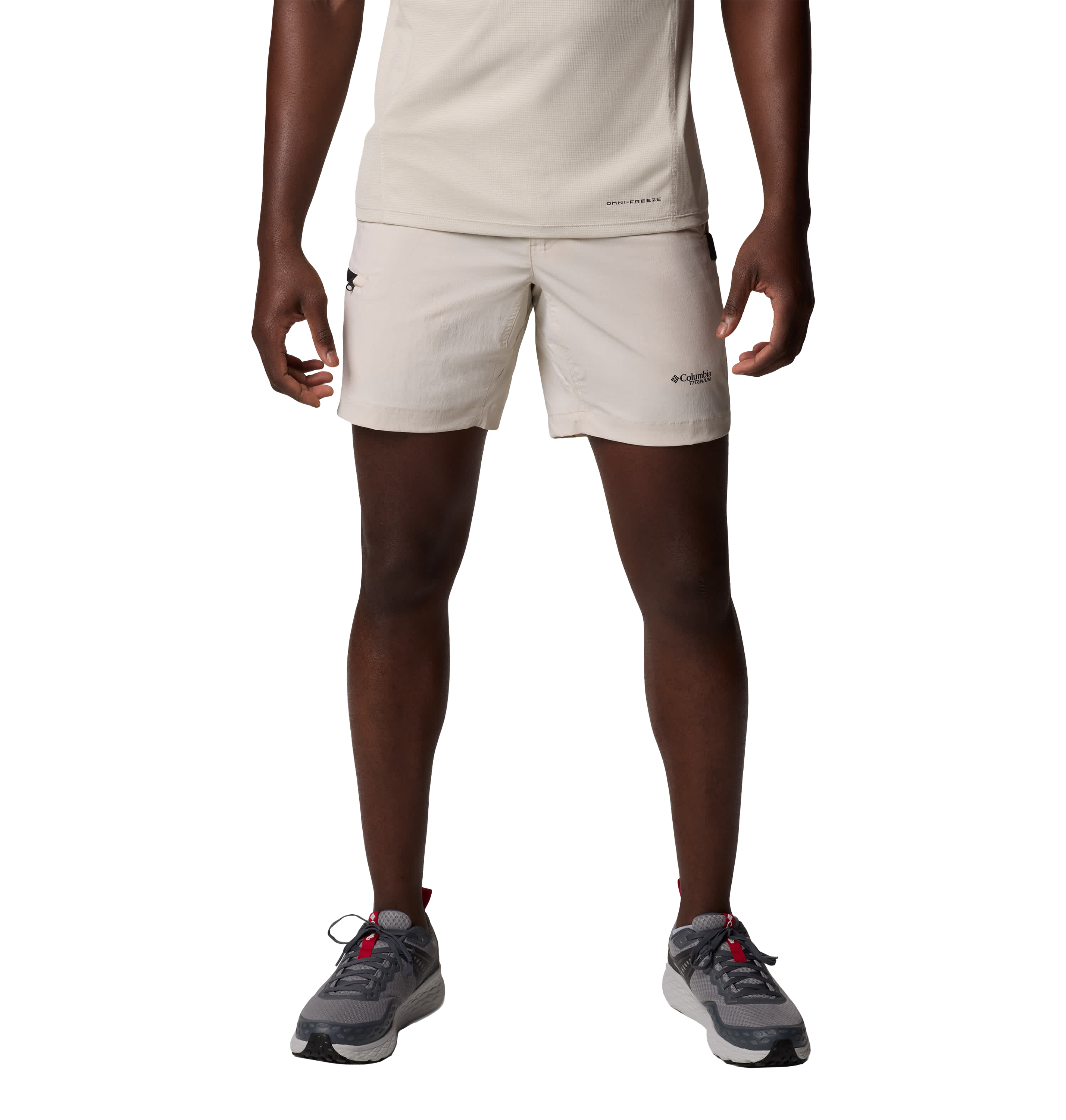 Columbia Wanoga Lightweight Shorts for Men - Dark Stone - 42 - Columbia