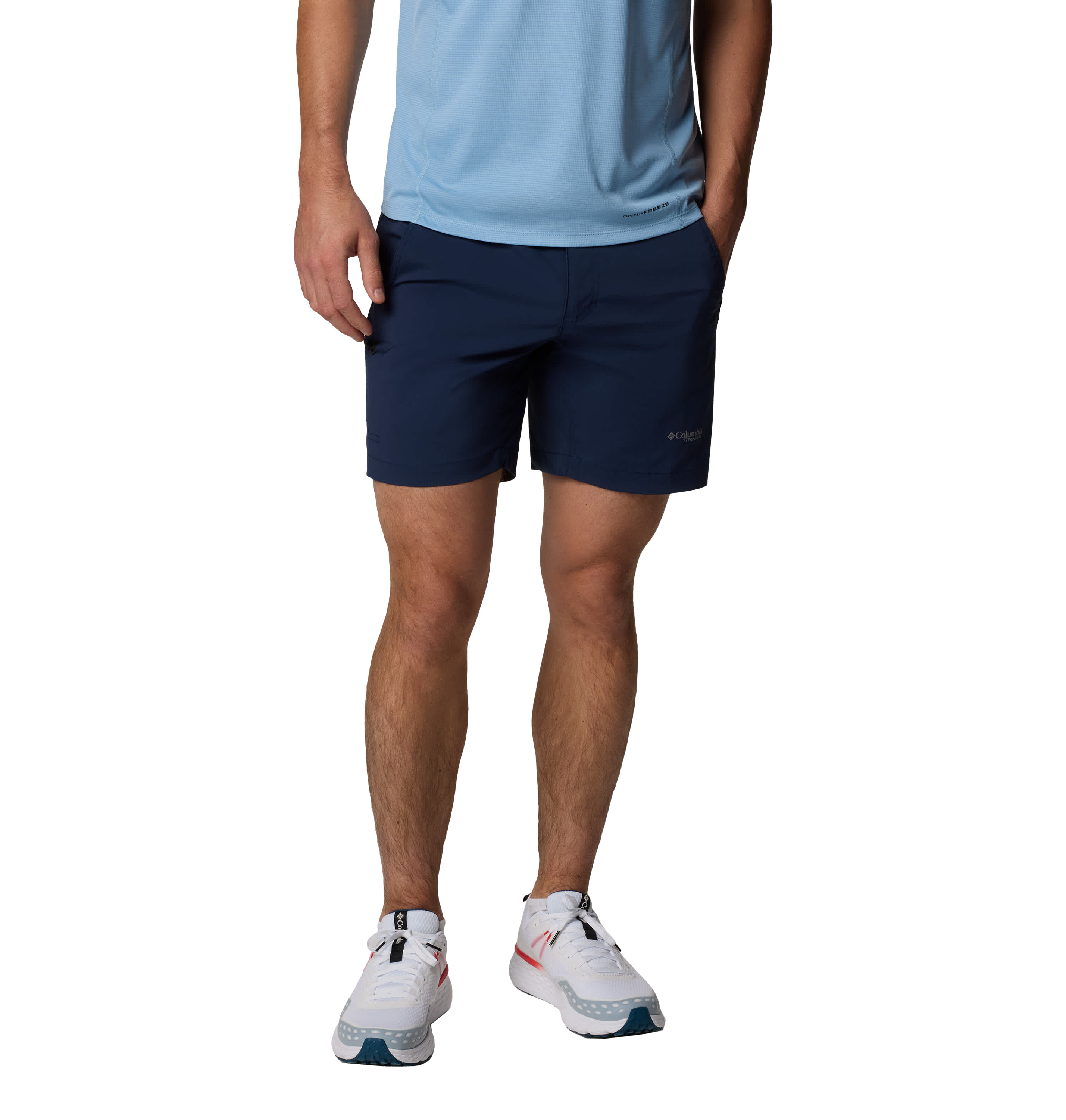 Columbia Wanoga Lightweight Shorts for Men - Collegiate Navy - 36 - Columbia