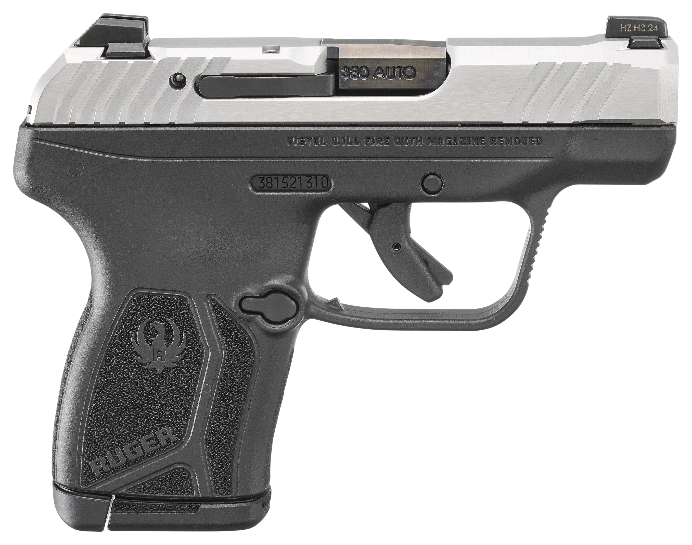 Ruger LCP MAX SemiAuto Pistol  Stainless