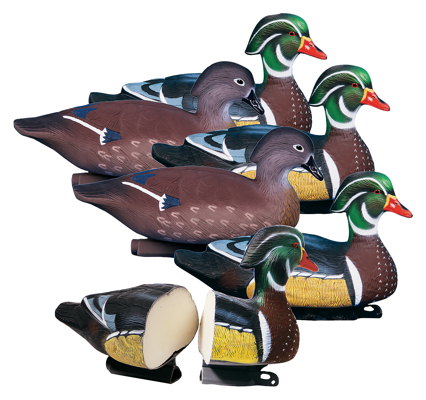 Higdon Outdoors Standard Foam-Filled Wood Duck Decoys