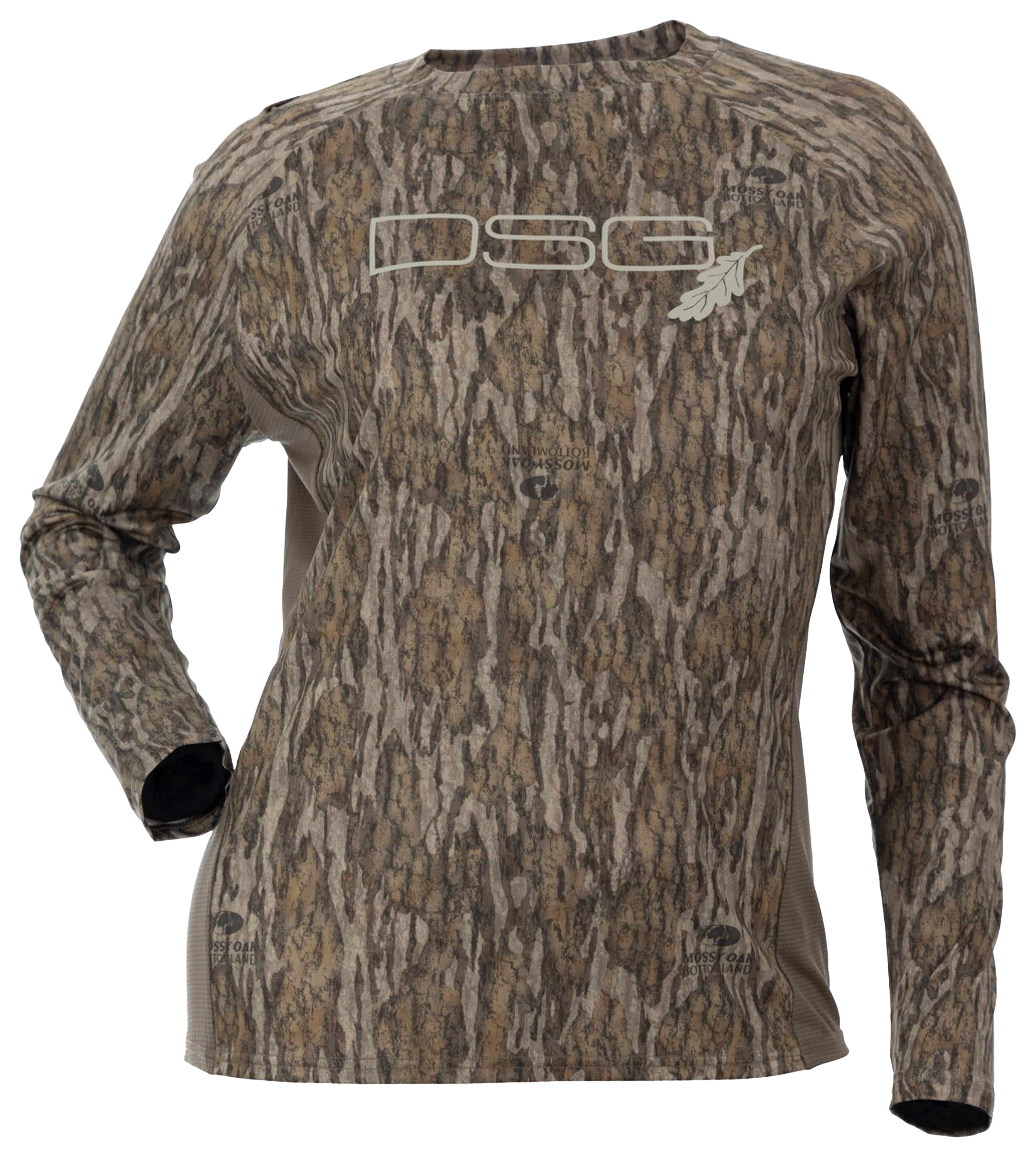 DSG Outerwear Ultra-Lightweight Long-Sleeve Shirt for Ladies - Mossy Oak Bottomland - L