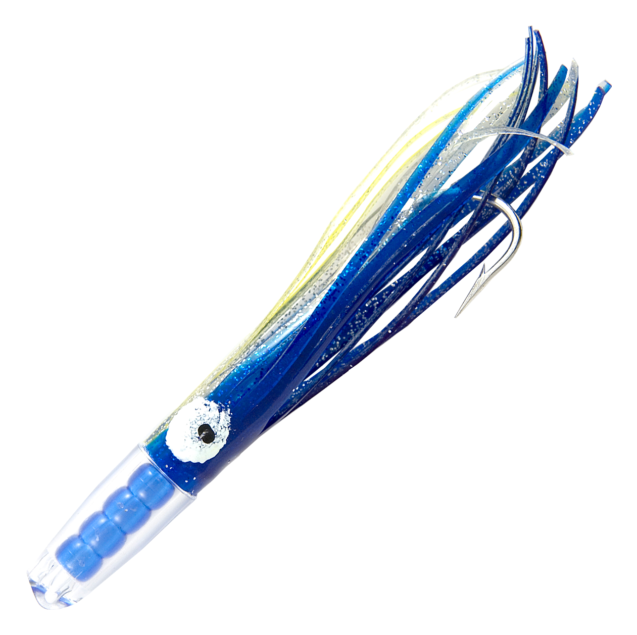 Image of C&ampH Lures Rattle Jet Saltwater Lure Rigged - Blue &Silver