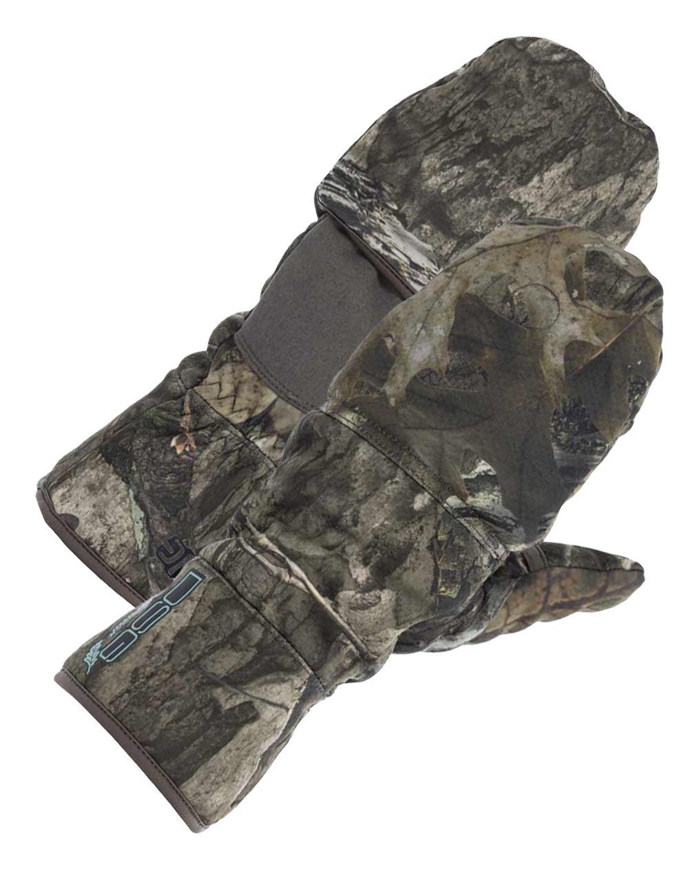DSG Outerwear Sherpa Flip-Top Mittens for Ladies - Mossy Oak Country DNA - M